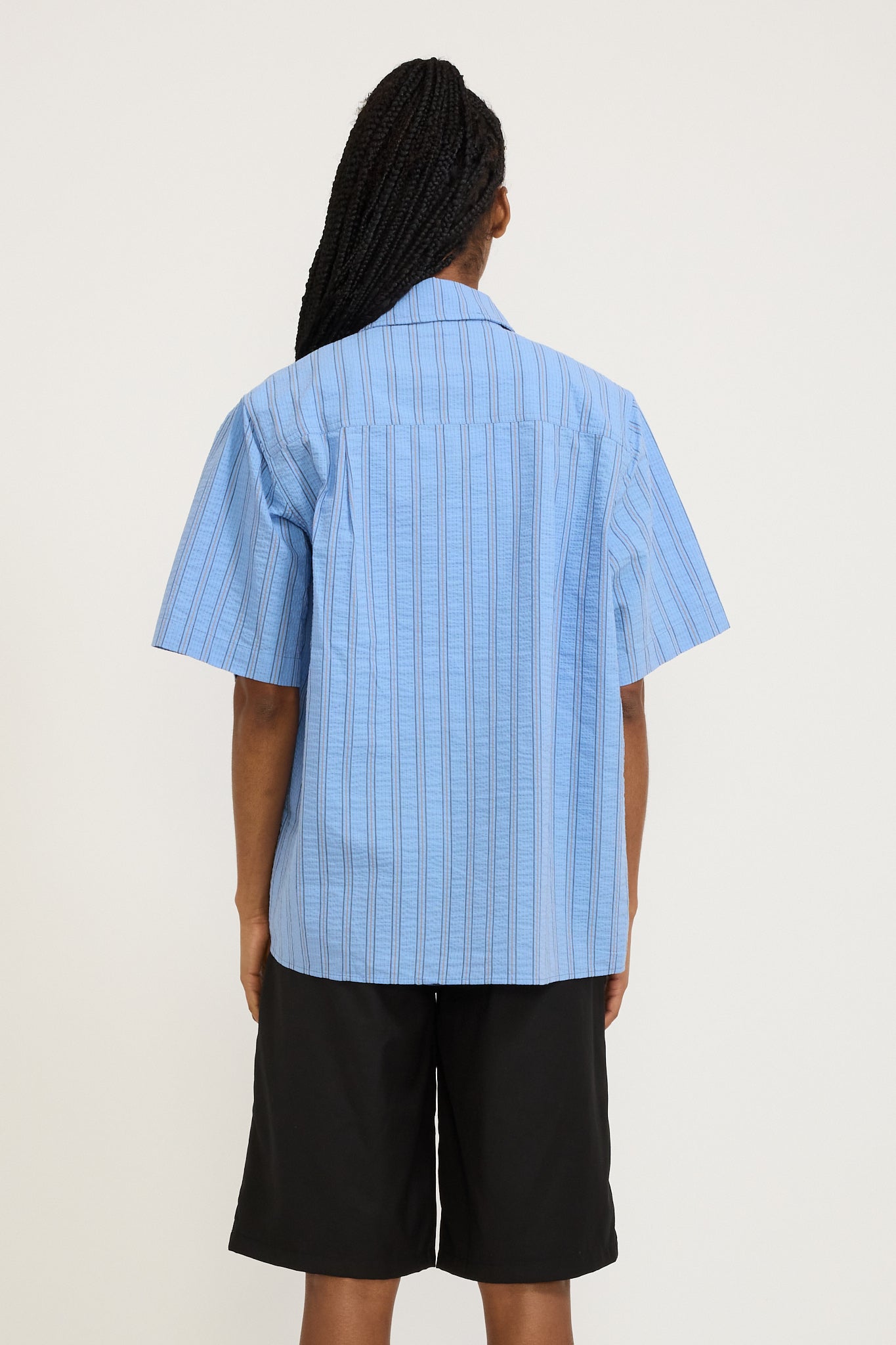 Tender Shirt Blue Seersucker Womens