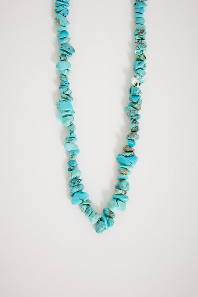 Checks | Nugget Stone Necklace Turquoise | Maplestore