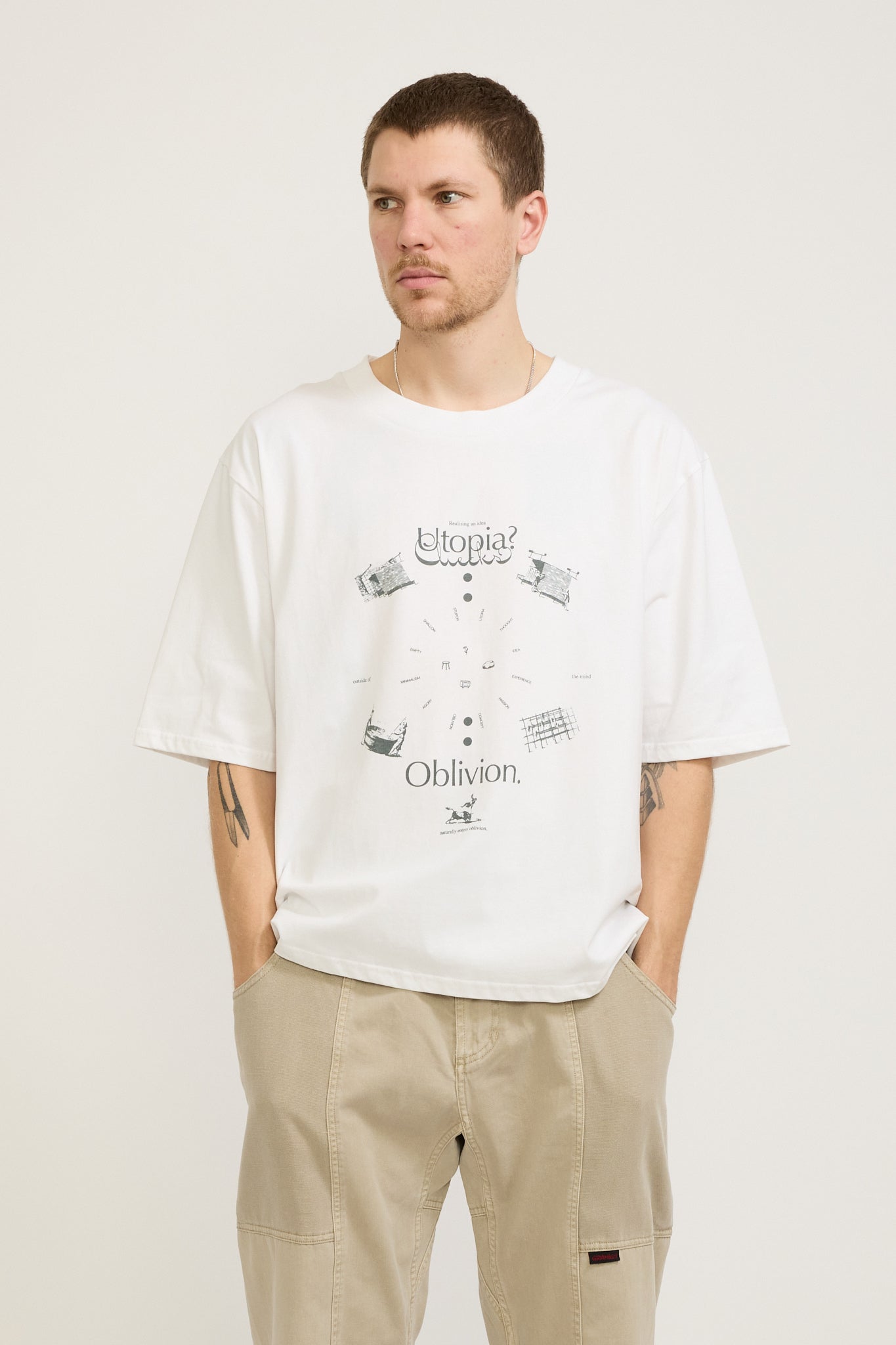 Checks | Utopia T-Shirt Eggshell | Maplestore