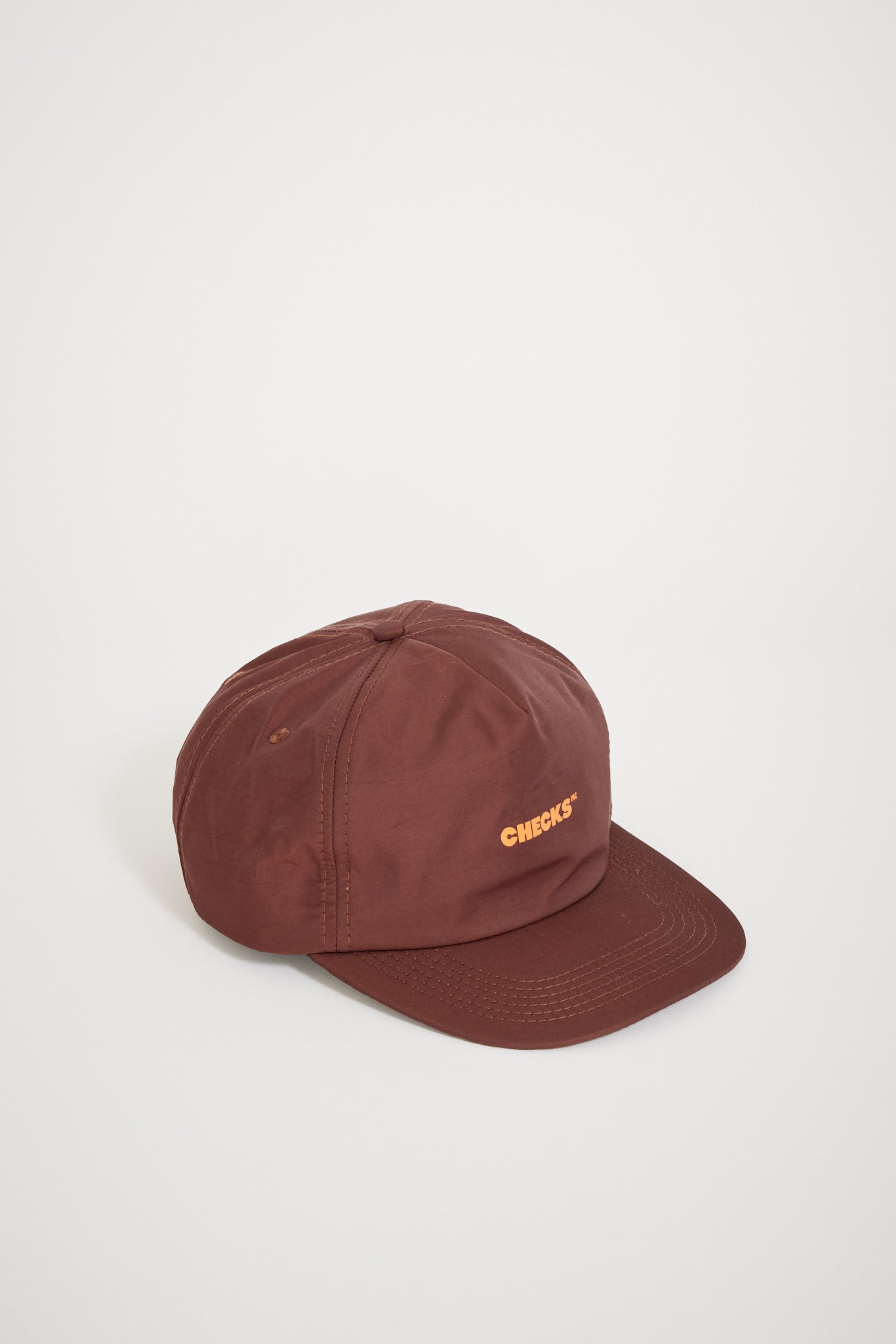 Checks | Wordmark Nylon Cap Espresso | Maplestore