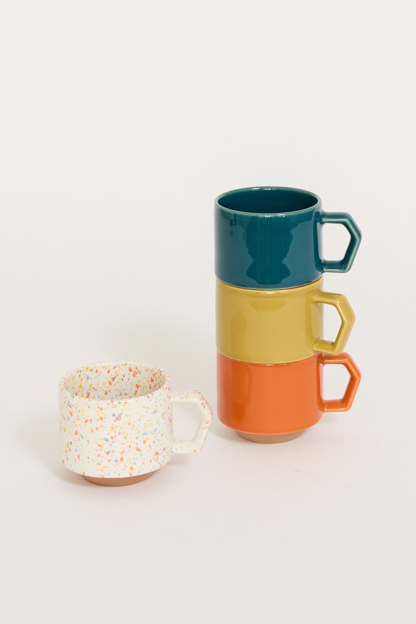 Chips Stack Mug 280ml Splash White/Orange