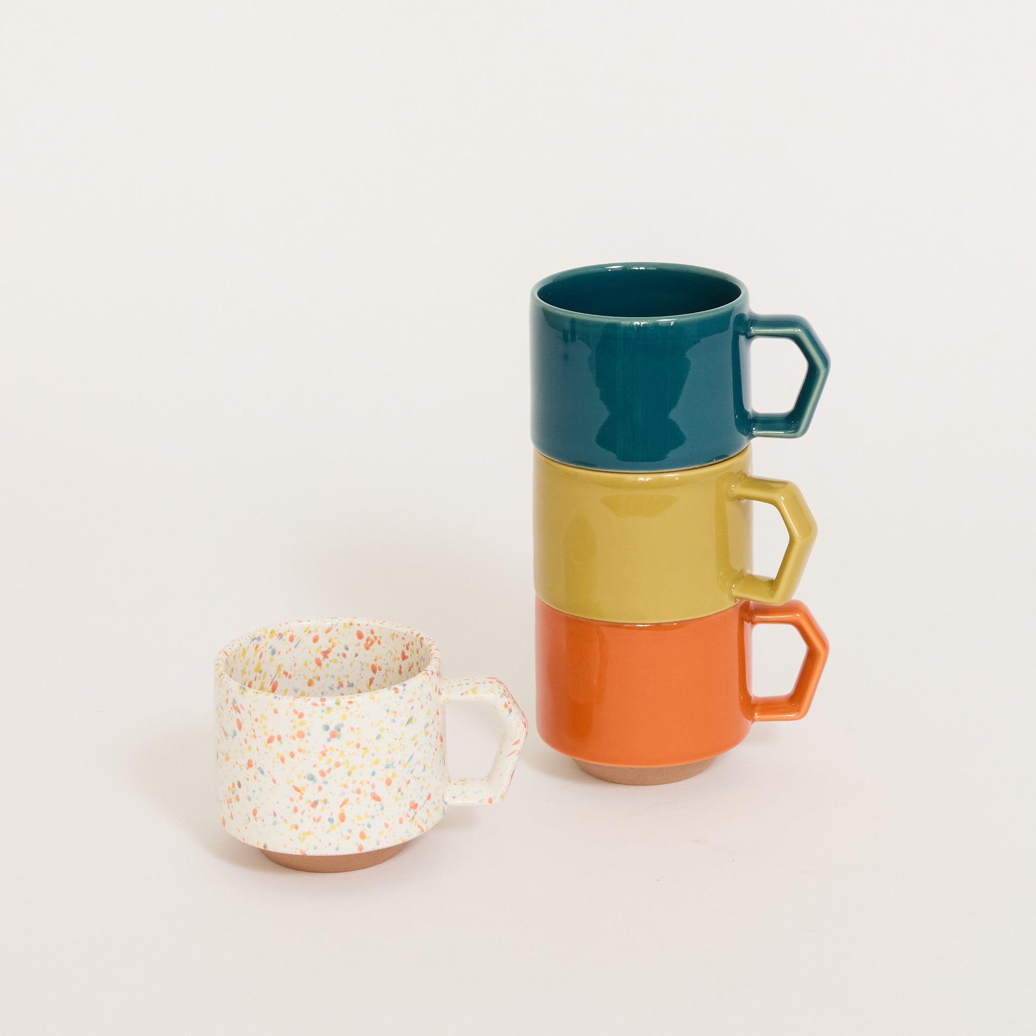 Chips Stack Mug 280ml Solid Dark Green