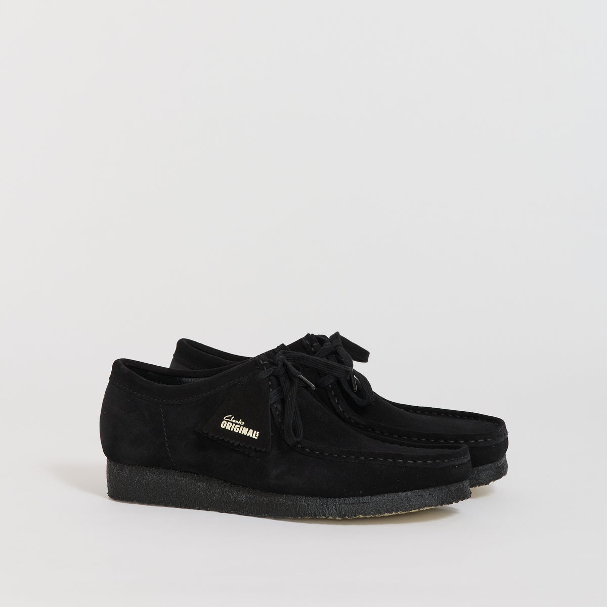Wallabee Black Suede