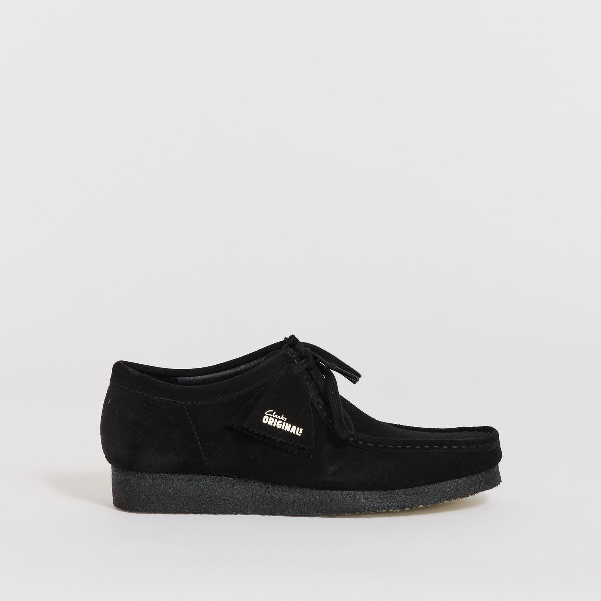Wallabee Black Suede