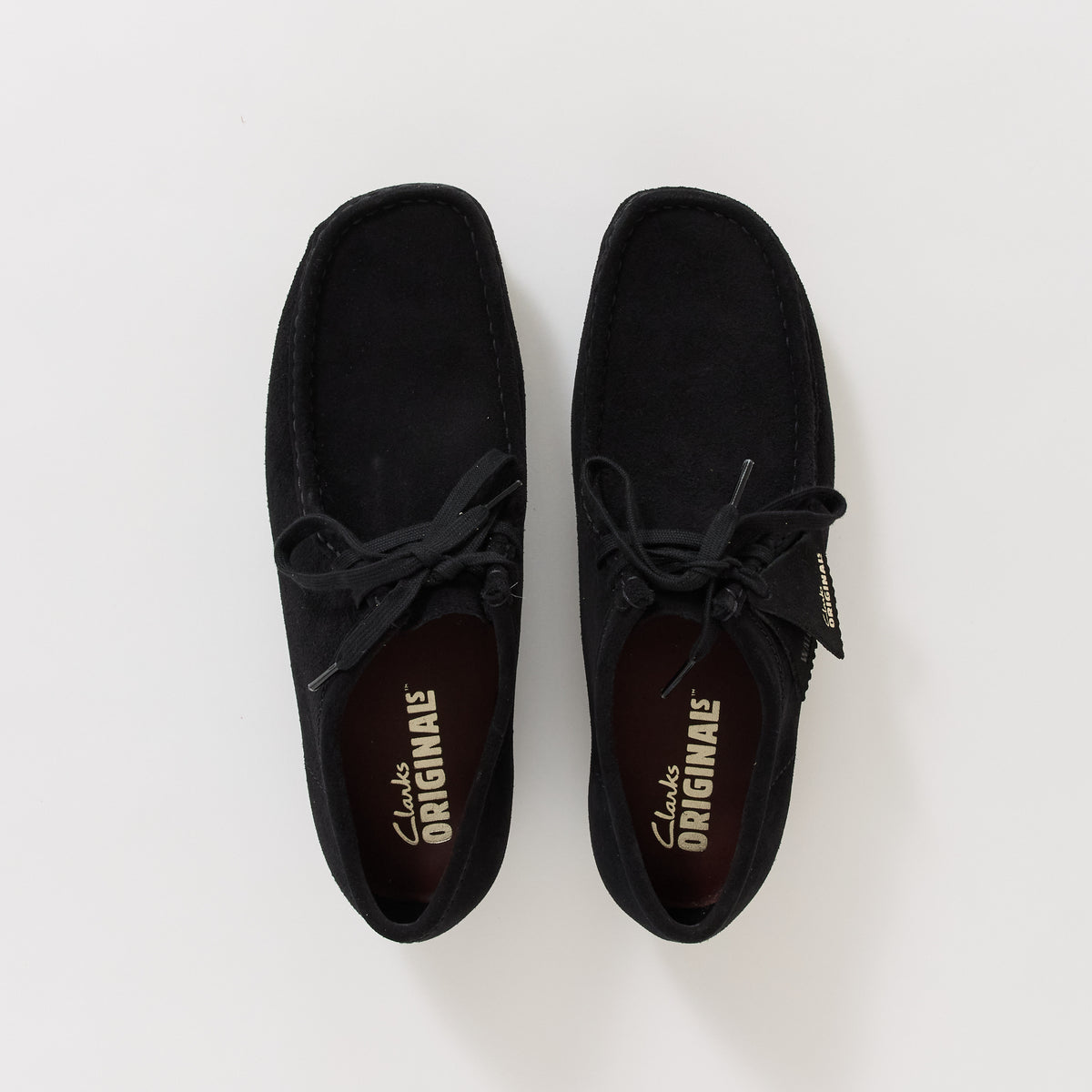 Wallabee Black Suede