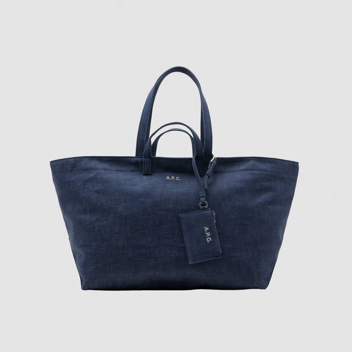A.P.C. | Le Drummer Toile Large Tote Bag Indigo | Maplestore