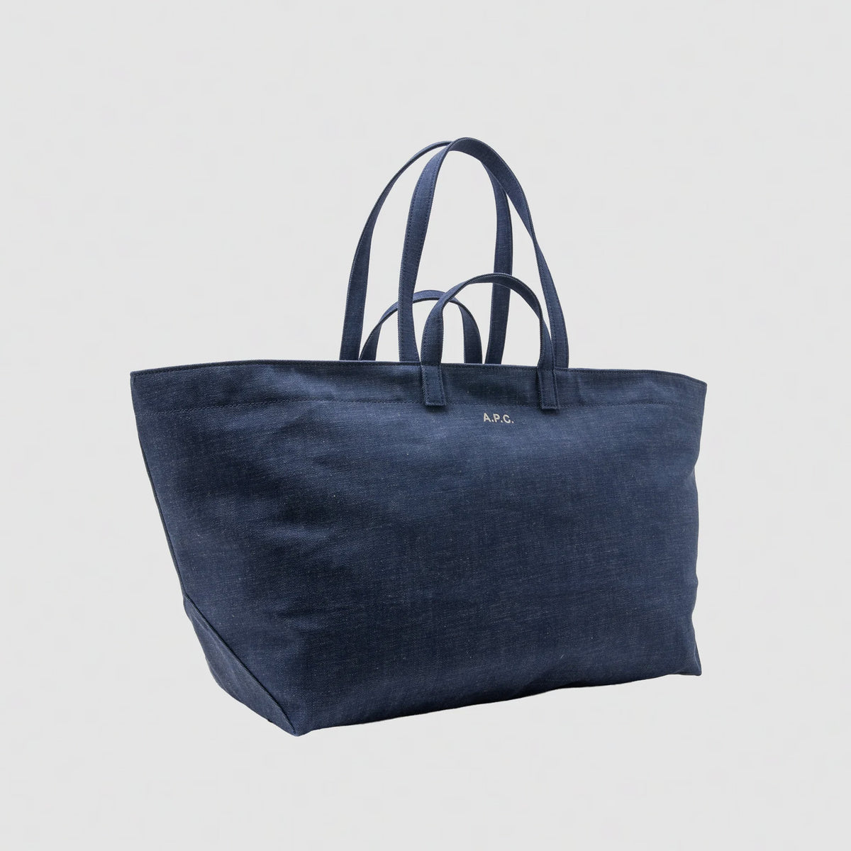 A.P.C. | Le Drummer Toile Large Tote Bag Indigo | Maplestore