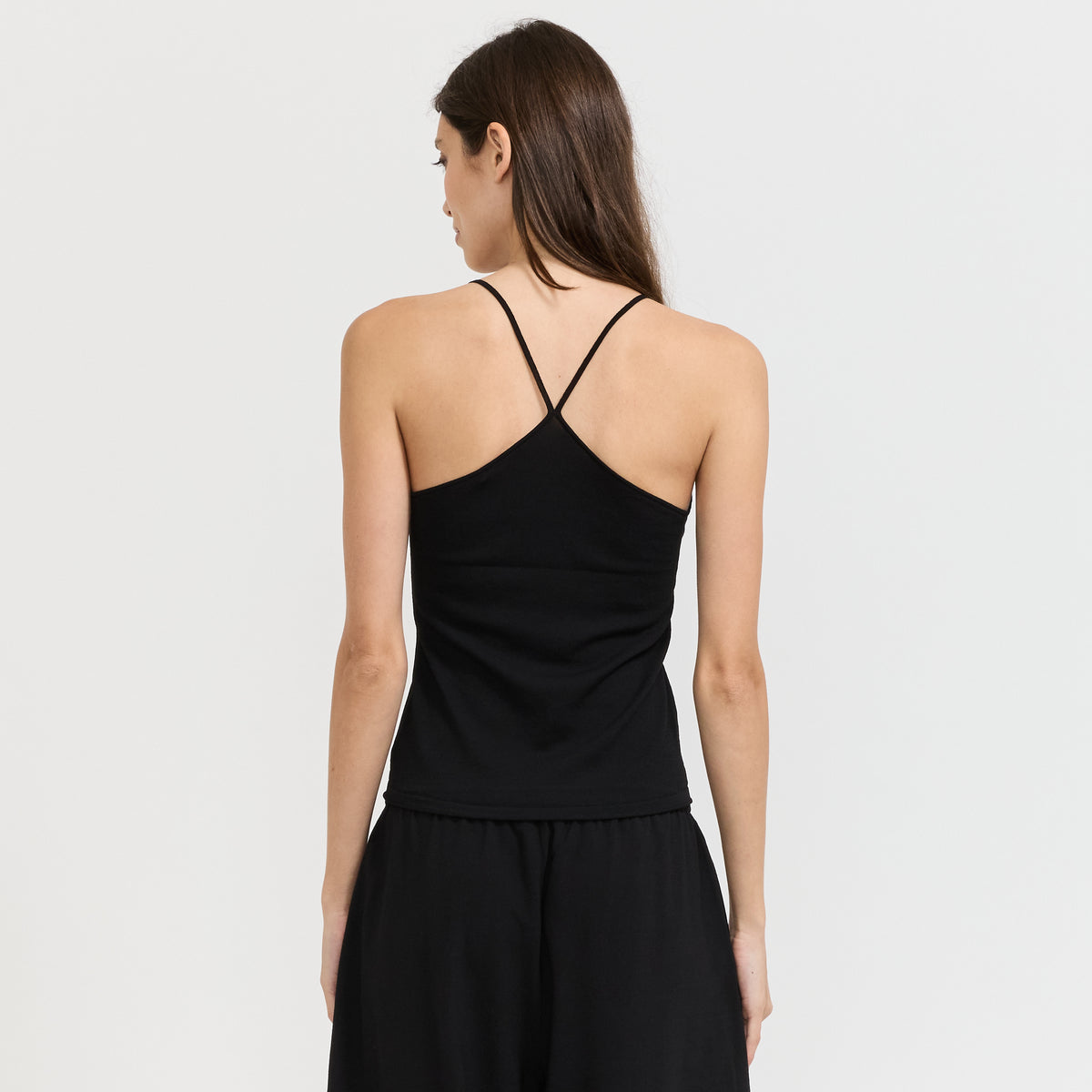 Easy Dry Wool Cami Top Black