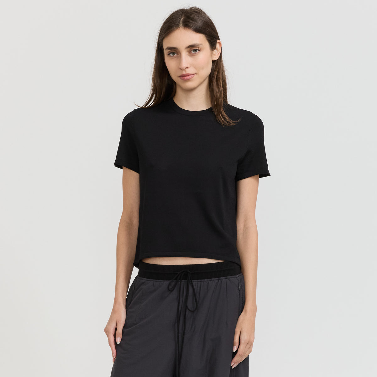 Easy Dry Wool T-Shirt Black