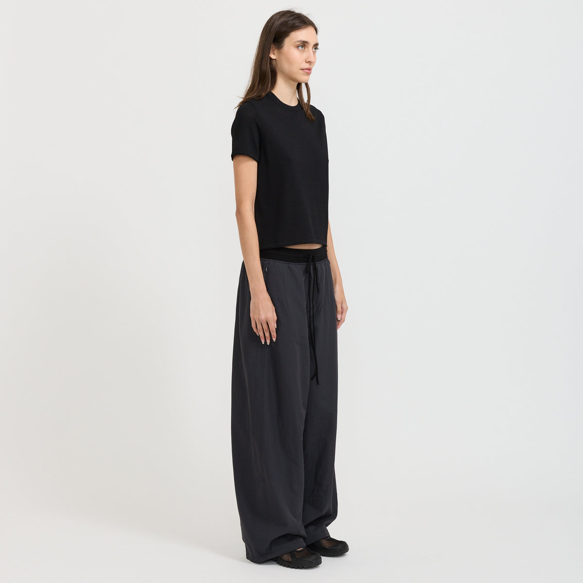 Easy Dry Wool T-Shirt Black