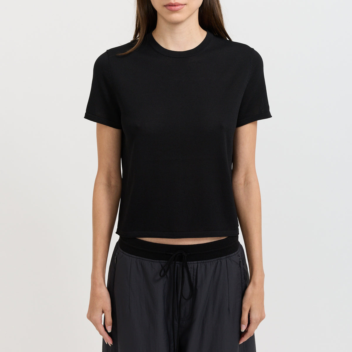 Easy Dry Wool T-Shirt Black