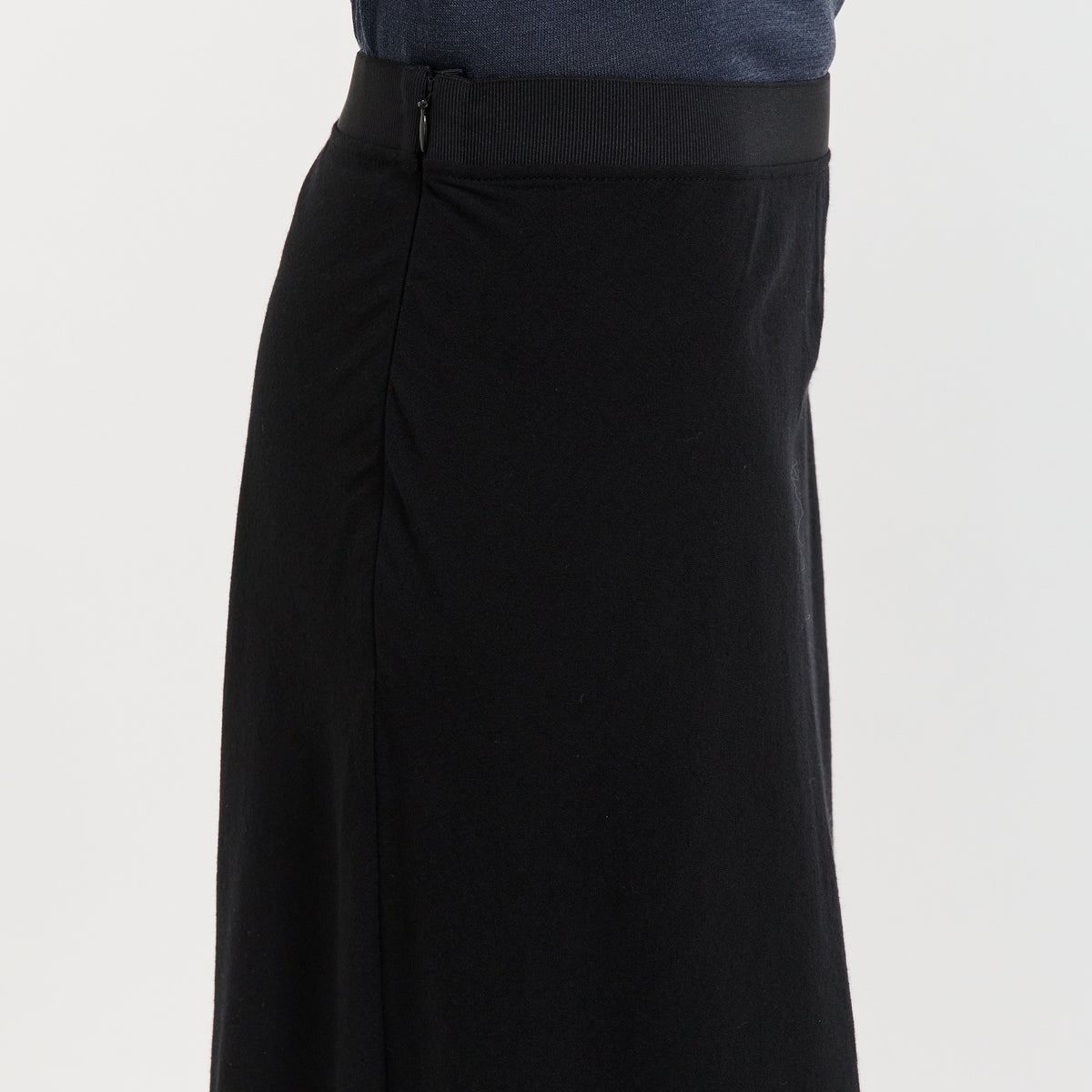 Mandarin Skirt Black