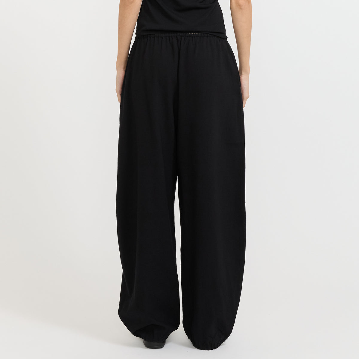 Mandarin Pants Black
