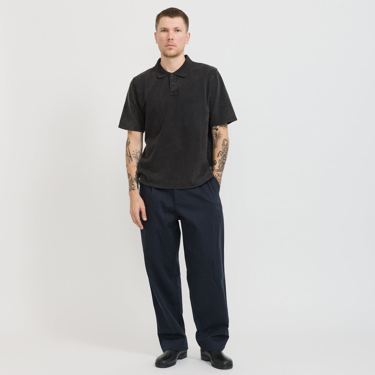 Corridor NYC | Pique Polo Black | Maplestore