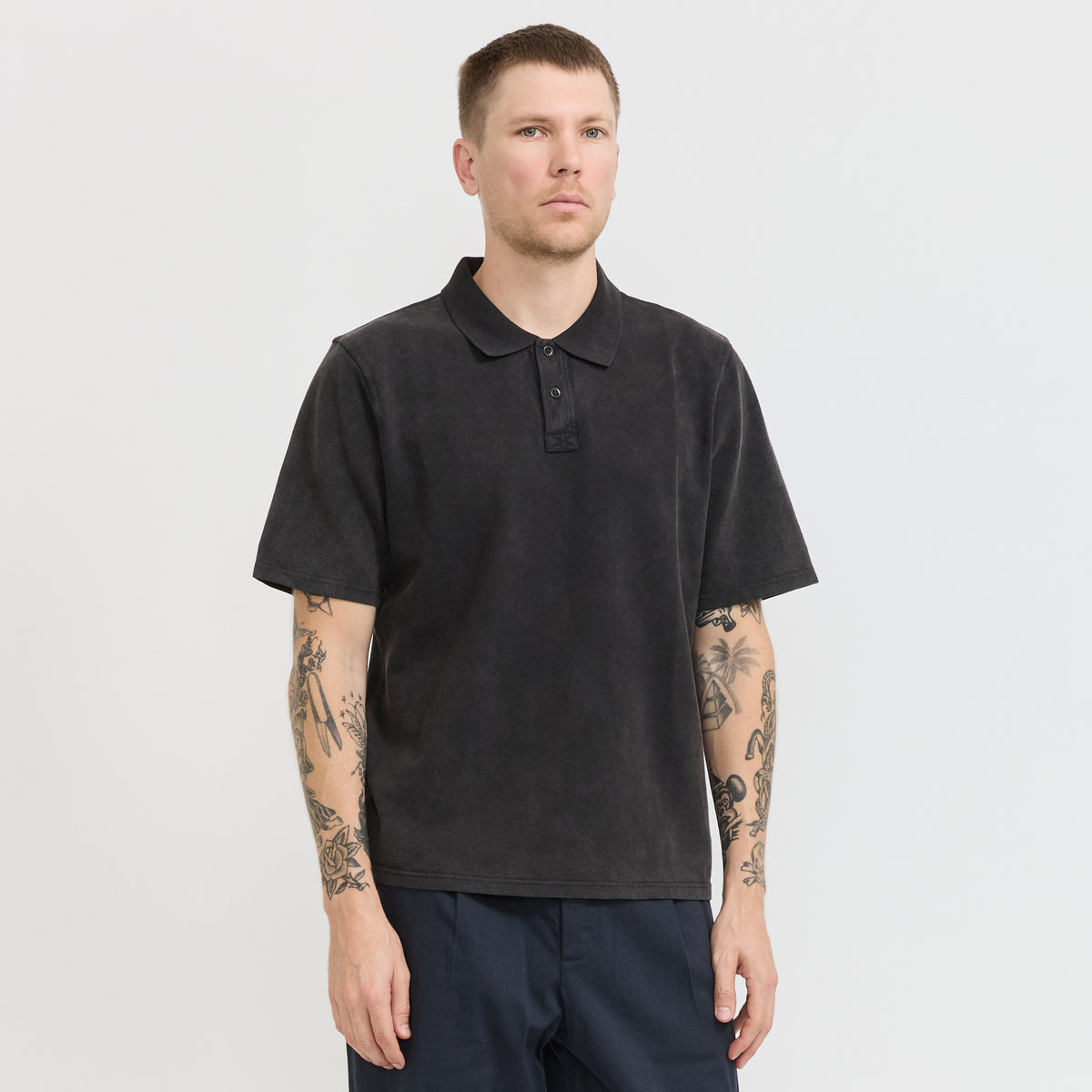 Corridor NYC | Pique Polo Black | Maplestore