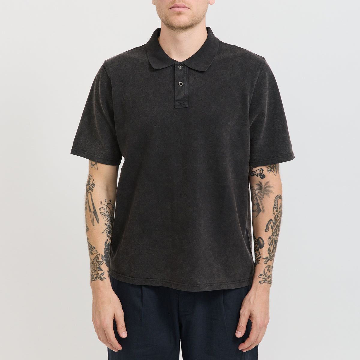 Corridor NYC | Pique Polo Black | Maplestore