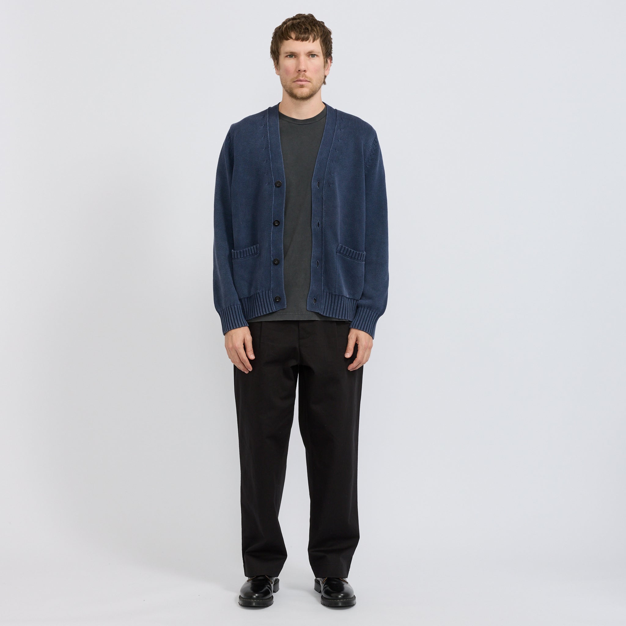 Corridor NYC | Acid Wash Cardigan Midnight | Maplestore