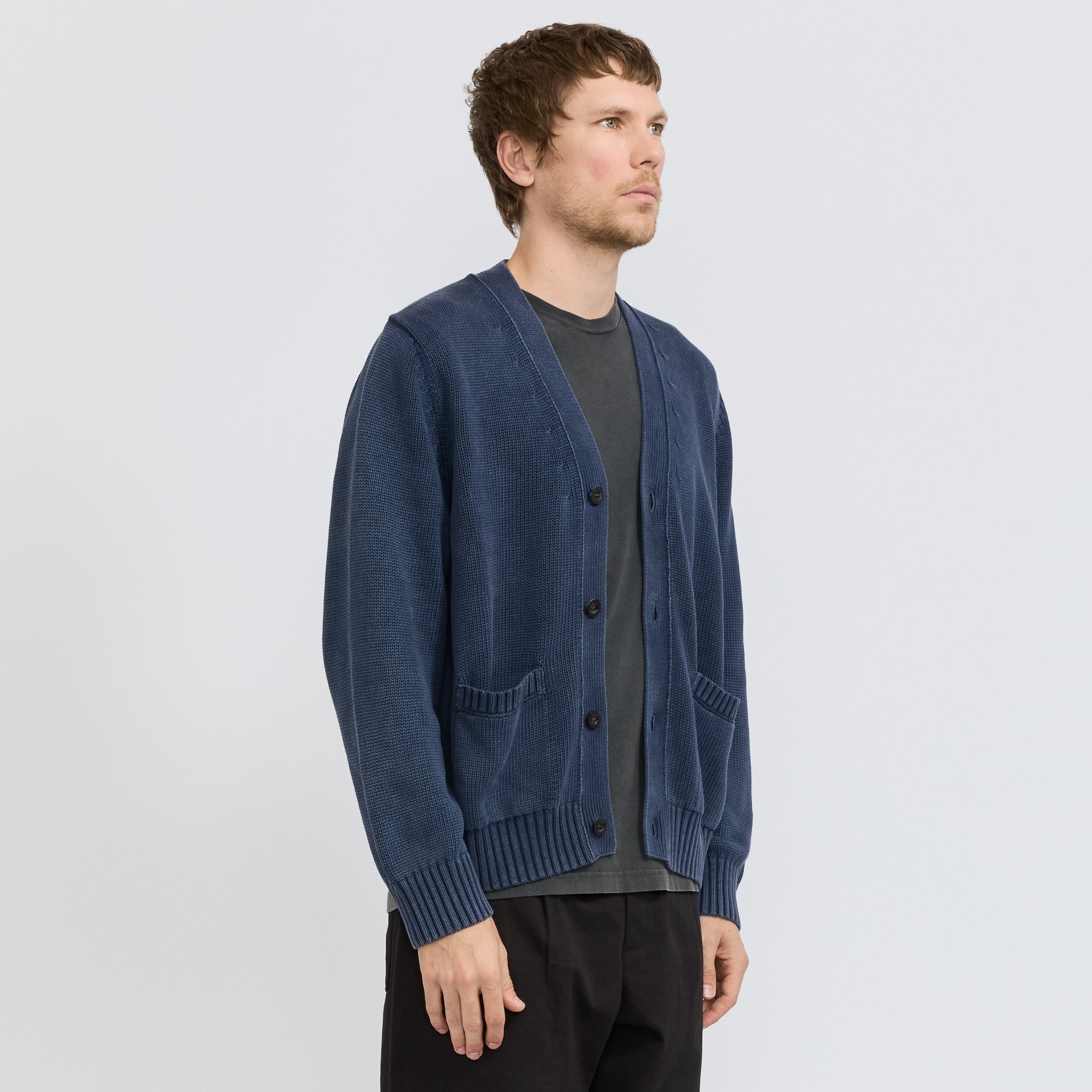 Corridor NYC | Acid Wash Cardigan Midnight | Maplestore
