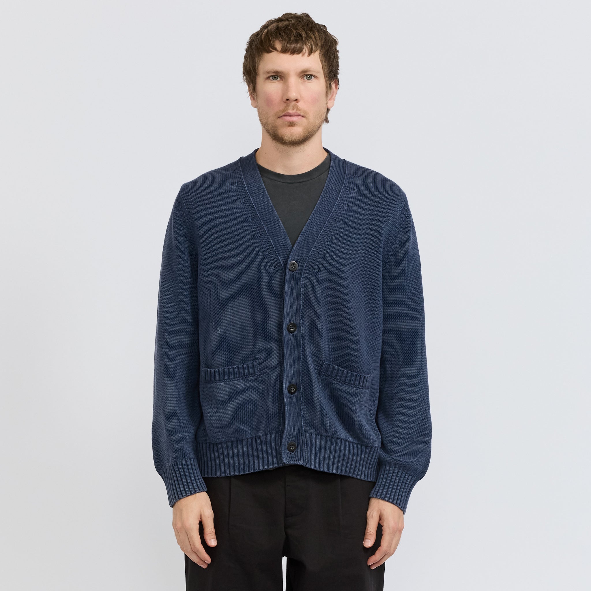 Corridor NYC | Acid Wash Cardigan Midnight | Maplestore