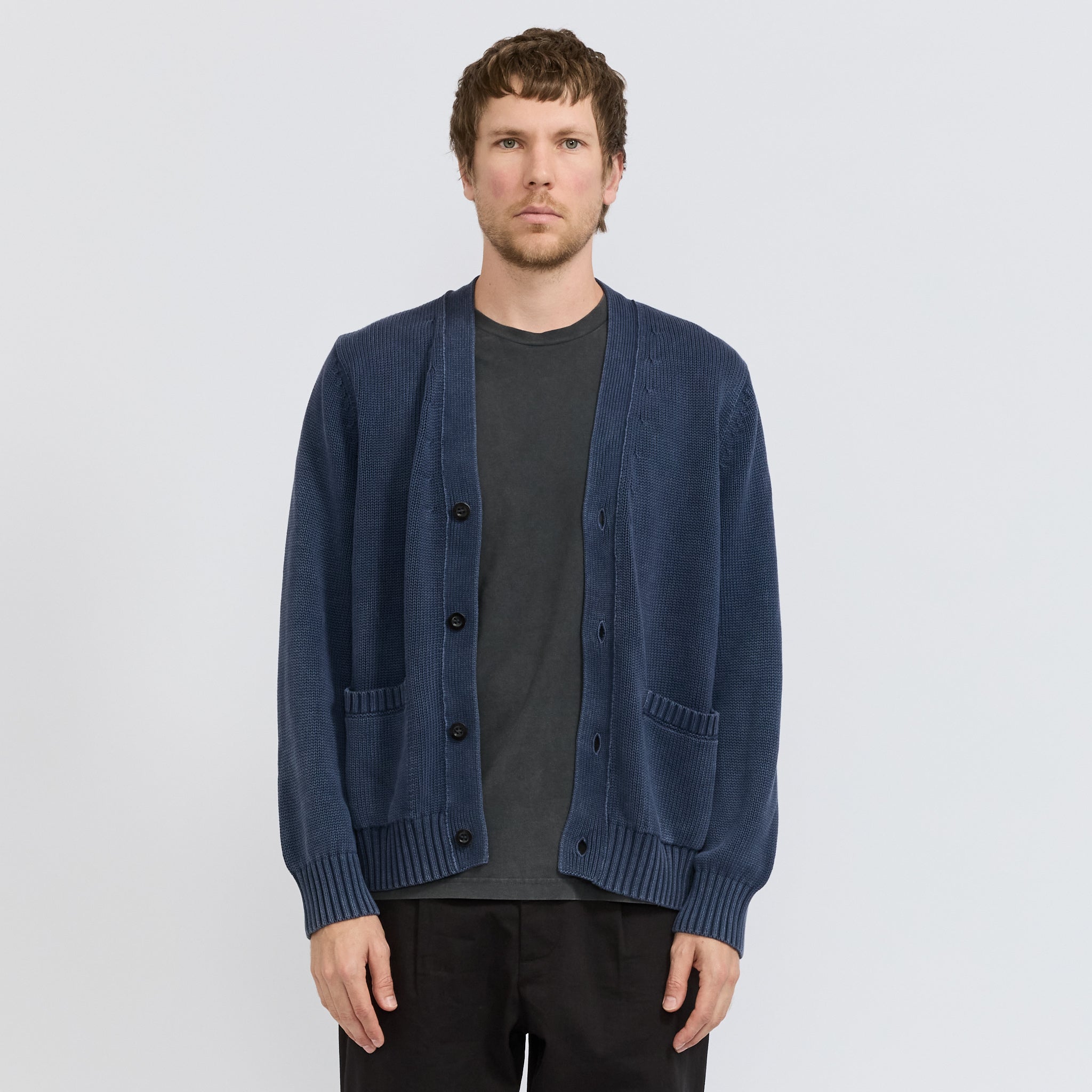 Corridor NYC | Acid Wash Cardigan Midnight | Maplestore