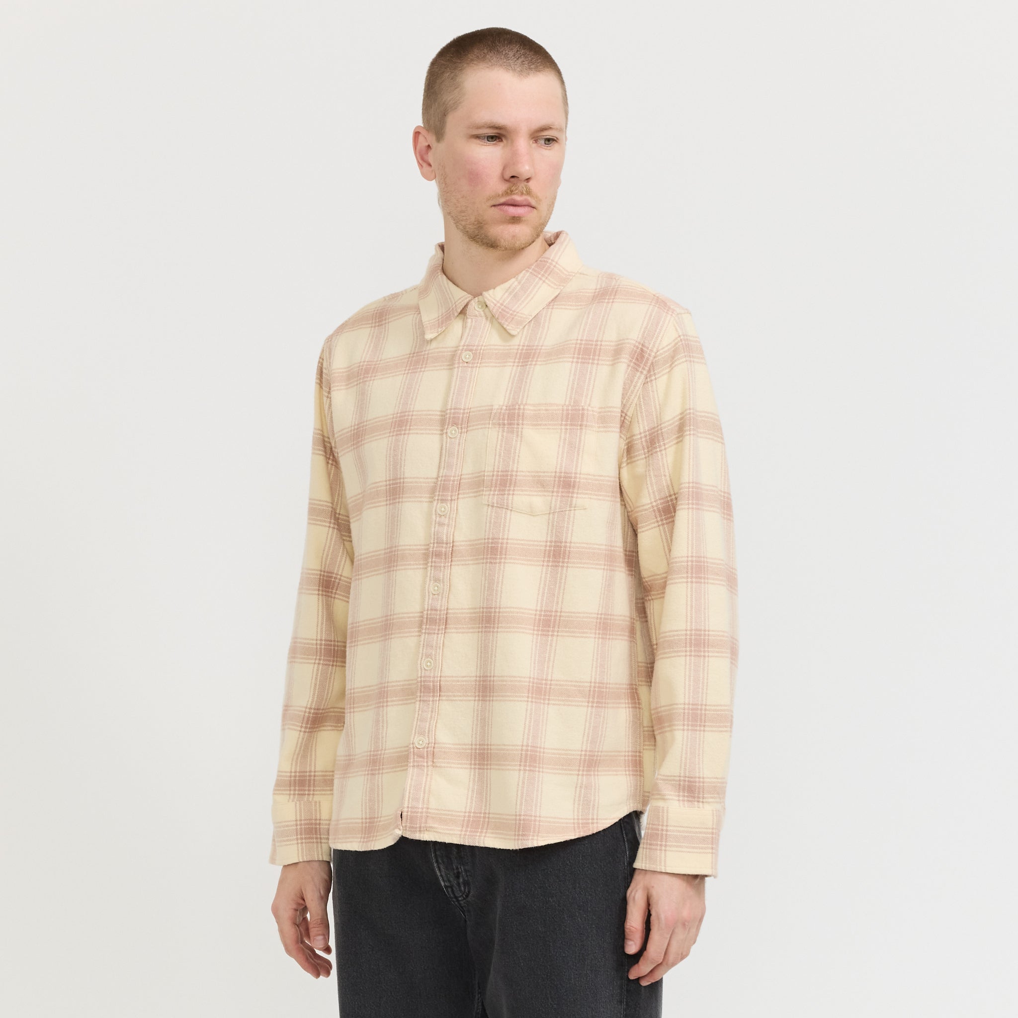 Appalachian Plaid LS Natural