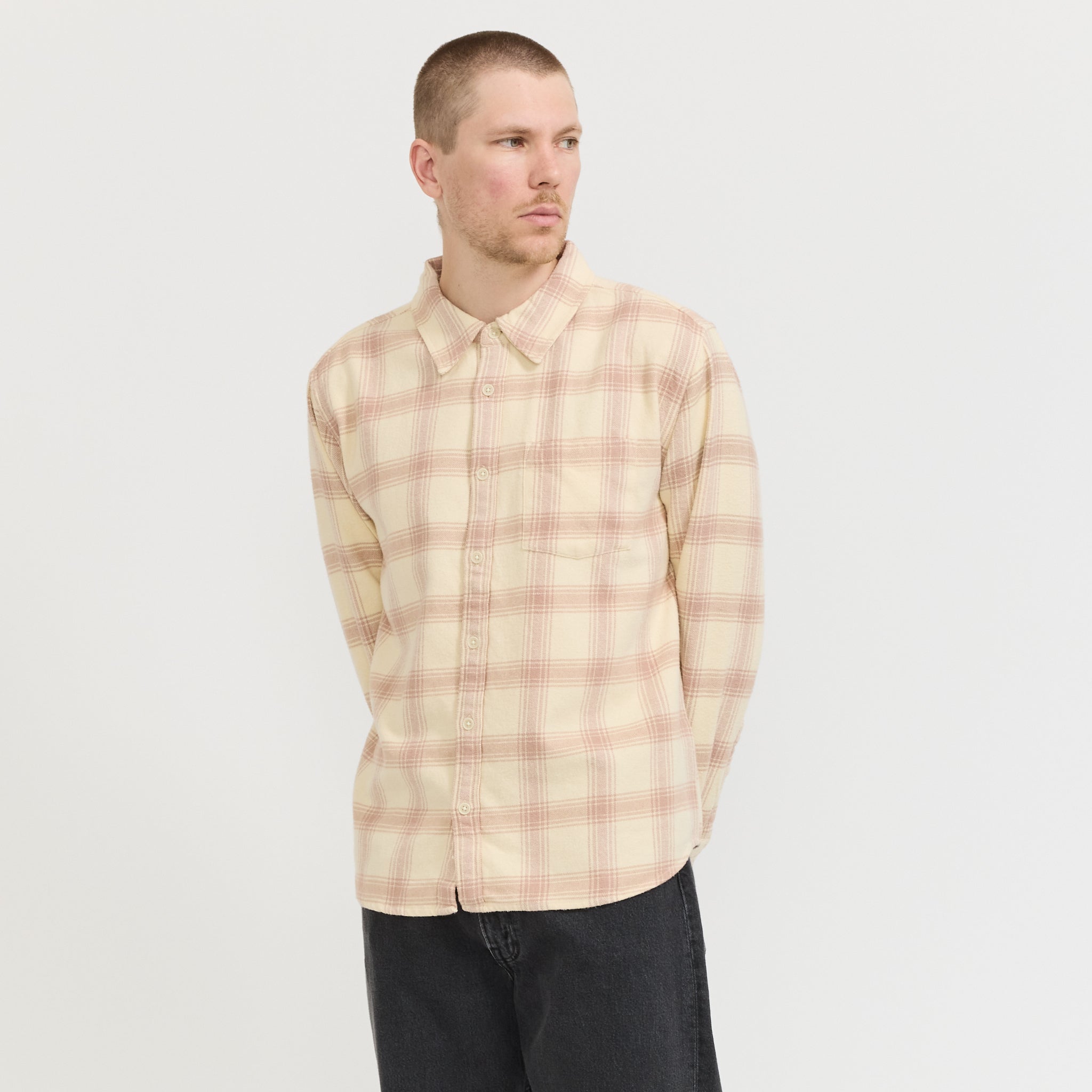 Appalachian Plaid LS Natural