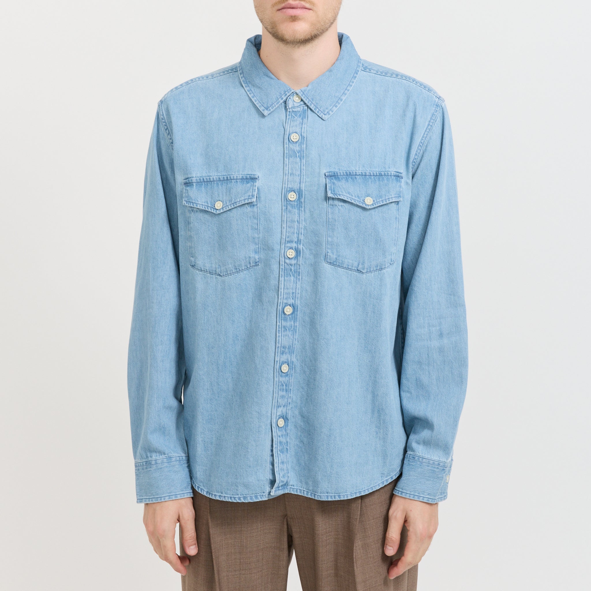 Corridor NYC | Denim Shirt LS Indigo | Maplestore