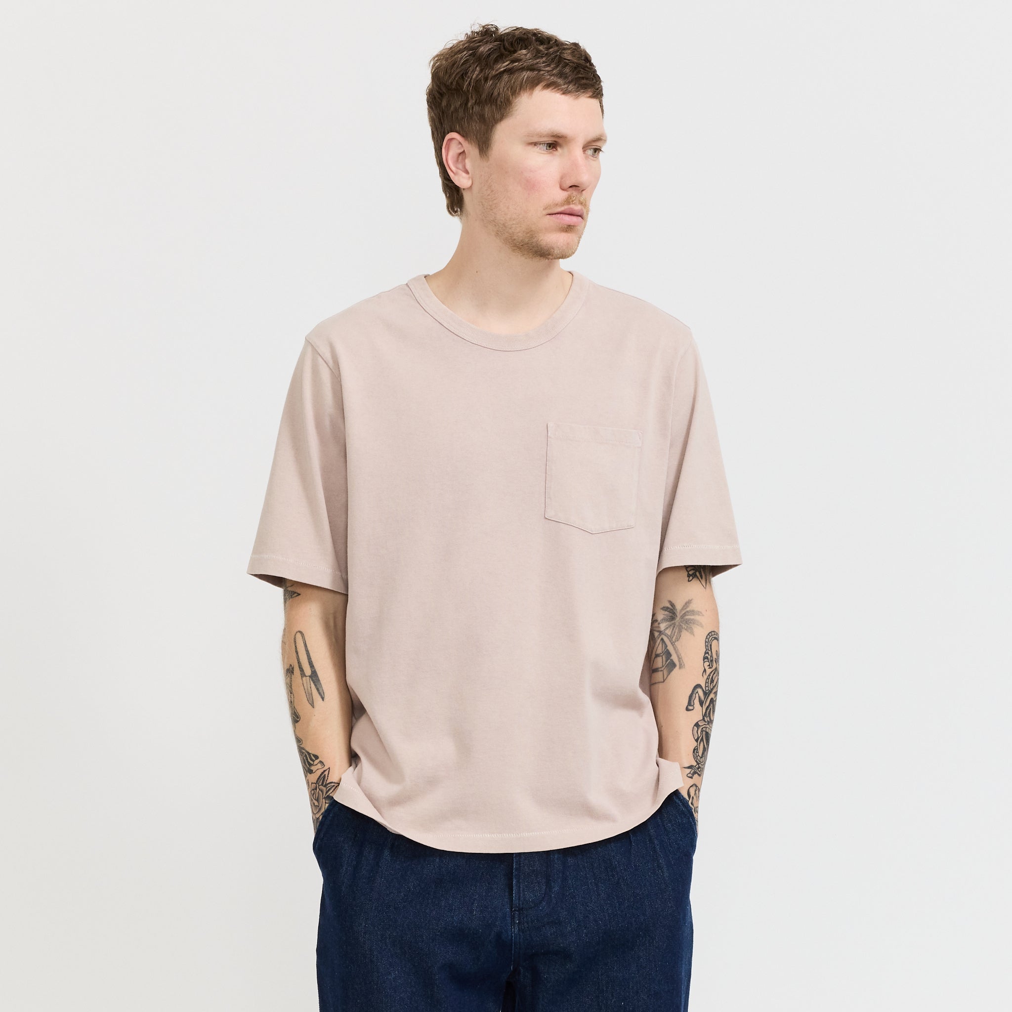 Garment Dye Tee Pink | Maplestore