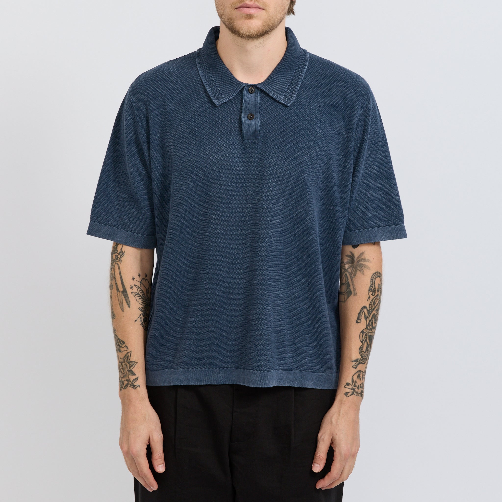 Knit Polo Navy
