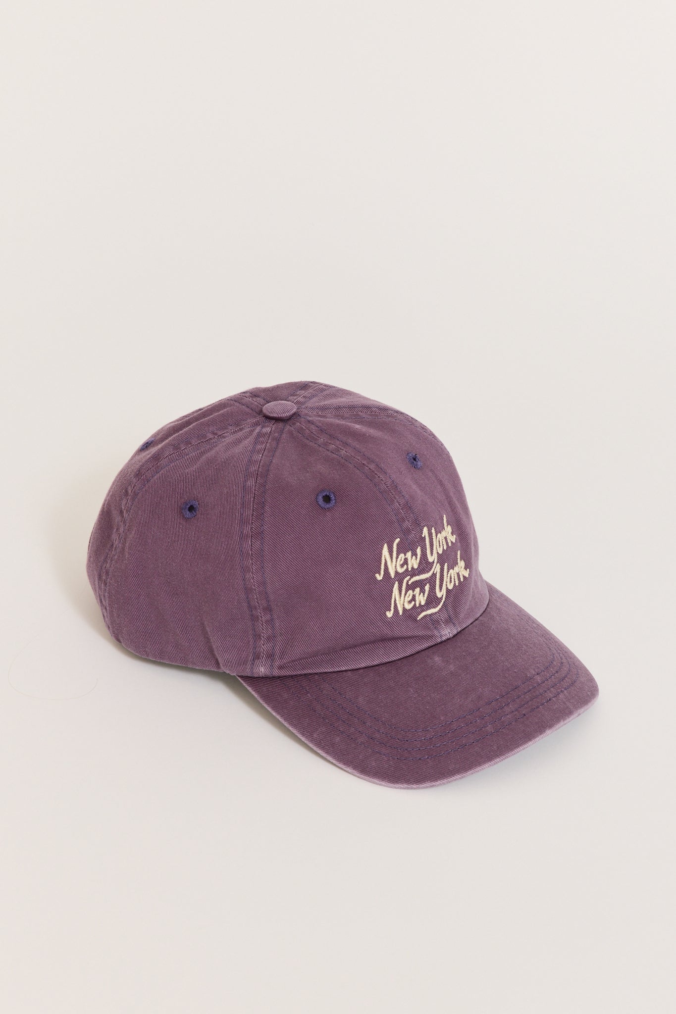 NY NY Script Hat Purple