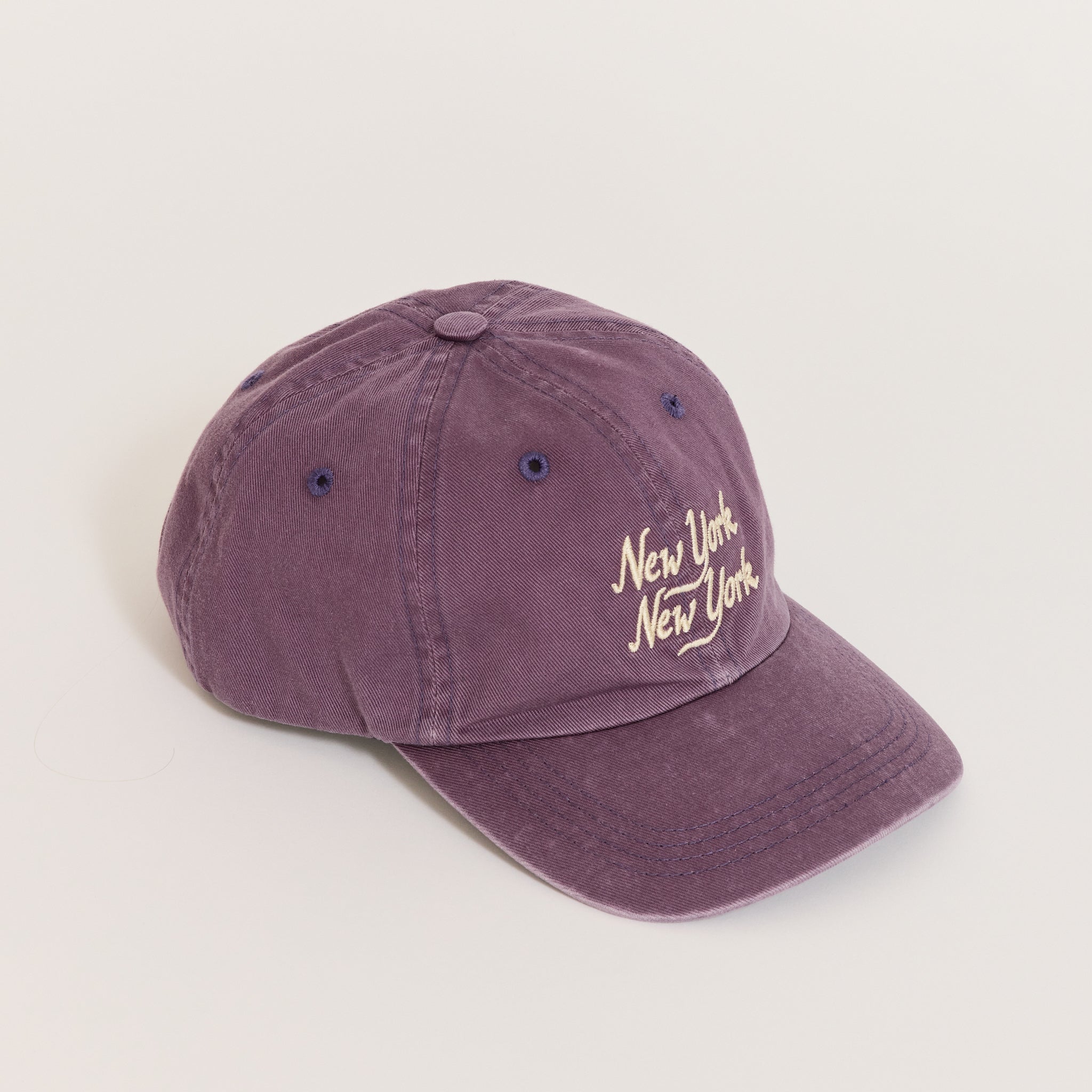 NY NY Script Hat Purple