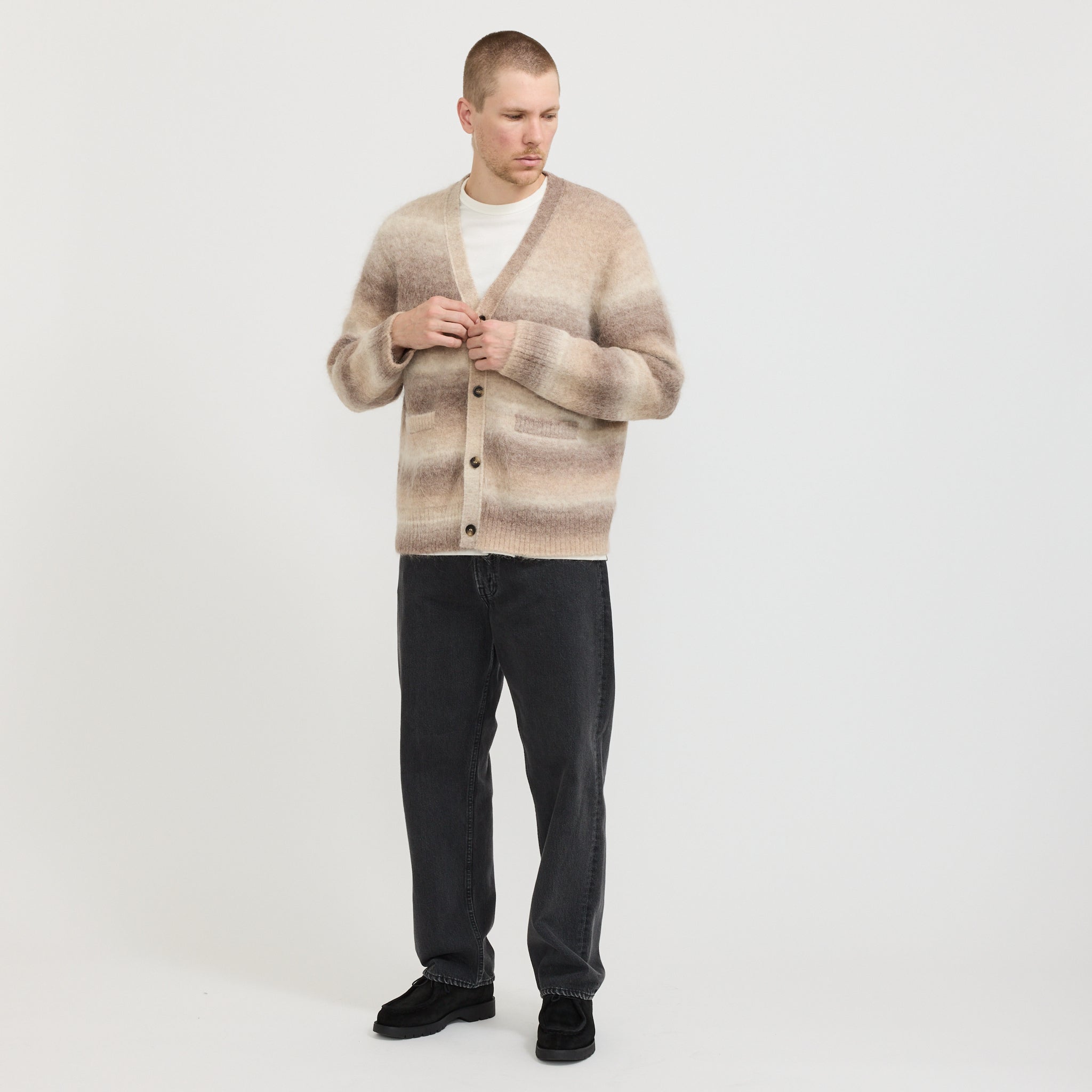 Ombre Cardigan Natural