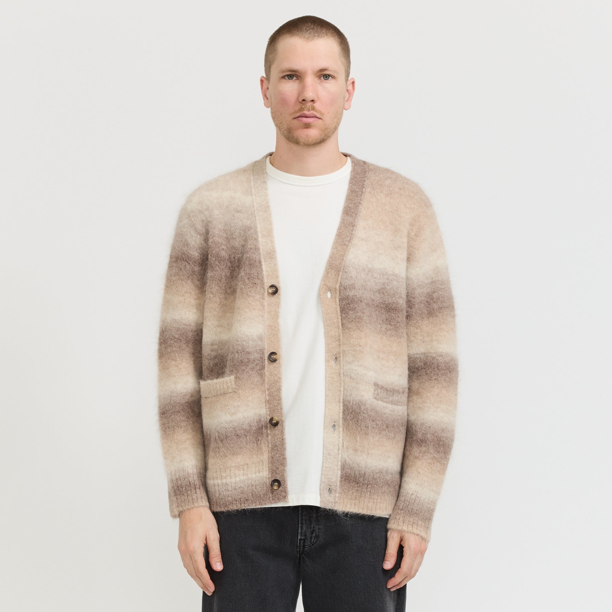 Ombre Cardigan Natural