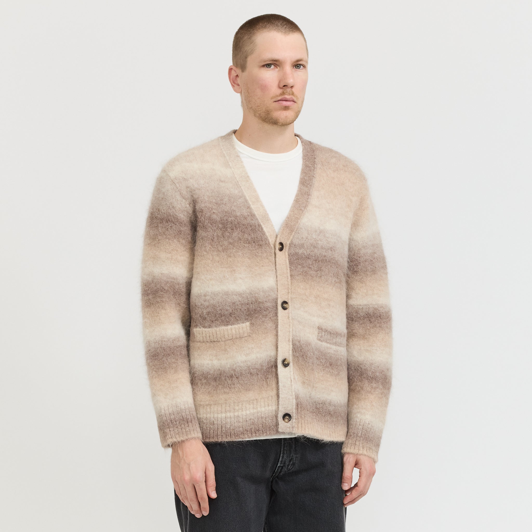 Ombre Cardigan Natural