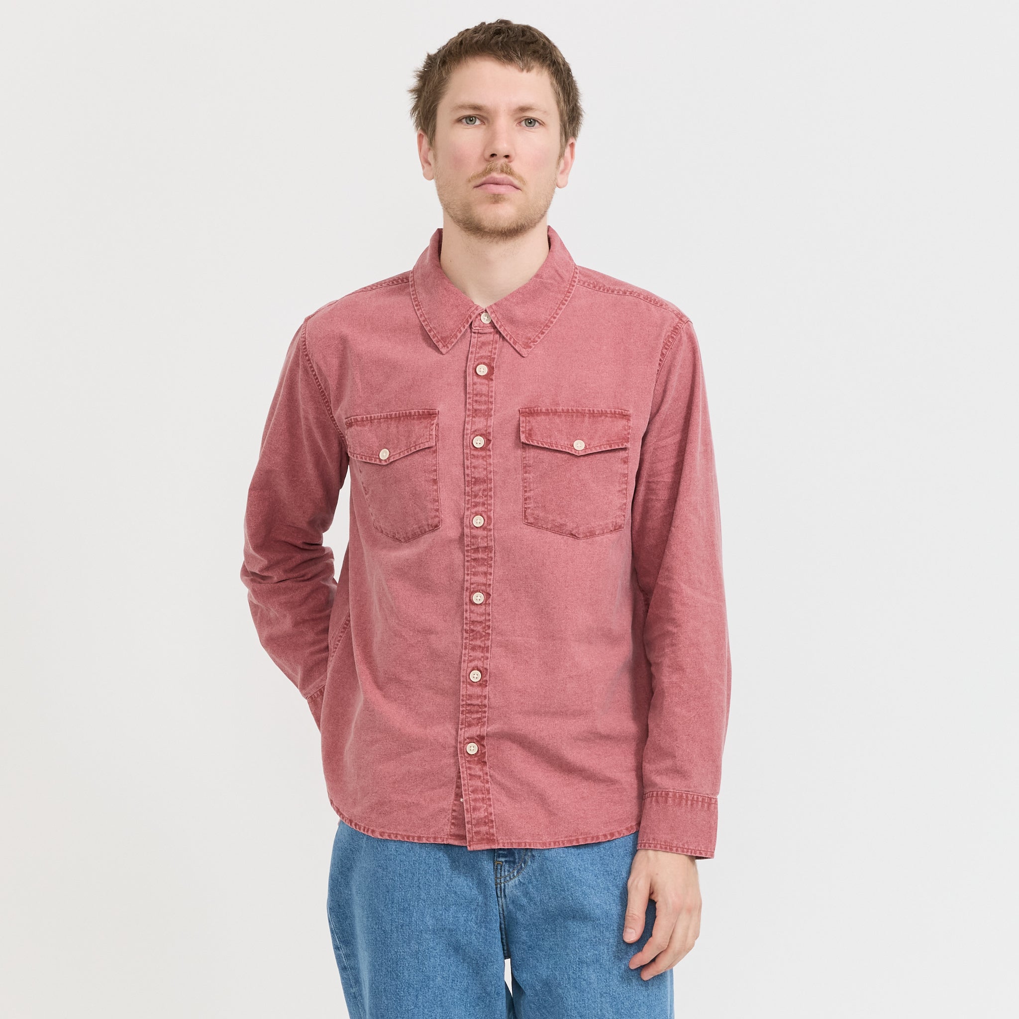 Corridor NYC | Pigment Dye Canvas LS Red | Maplestore