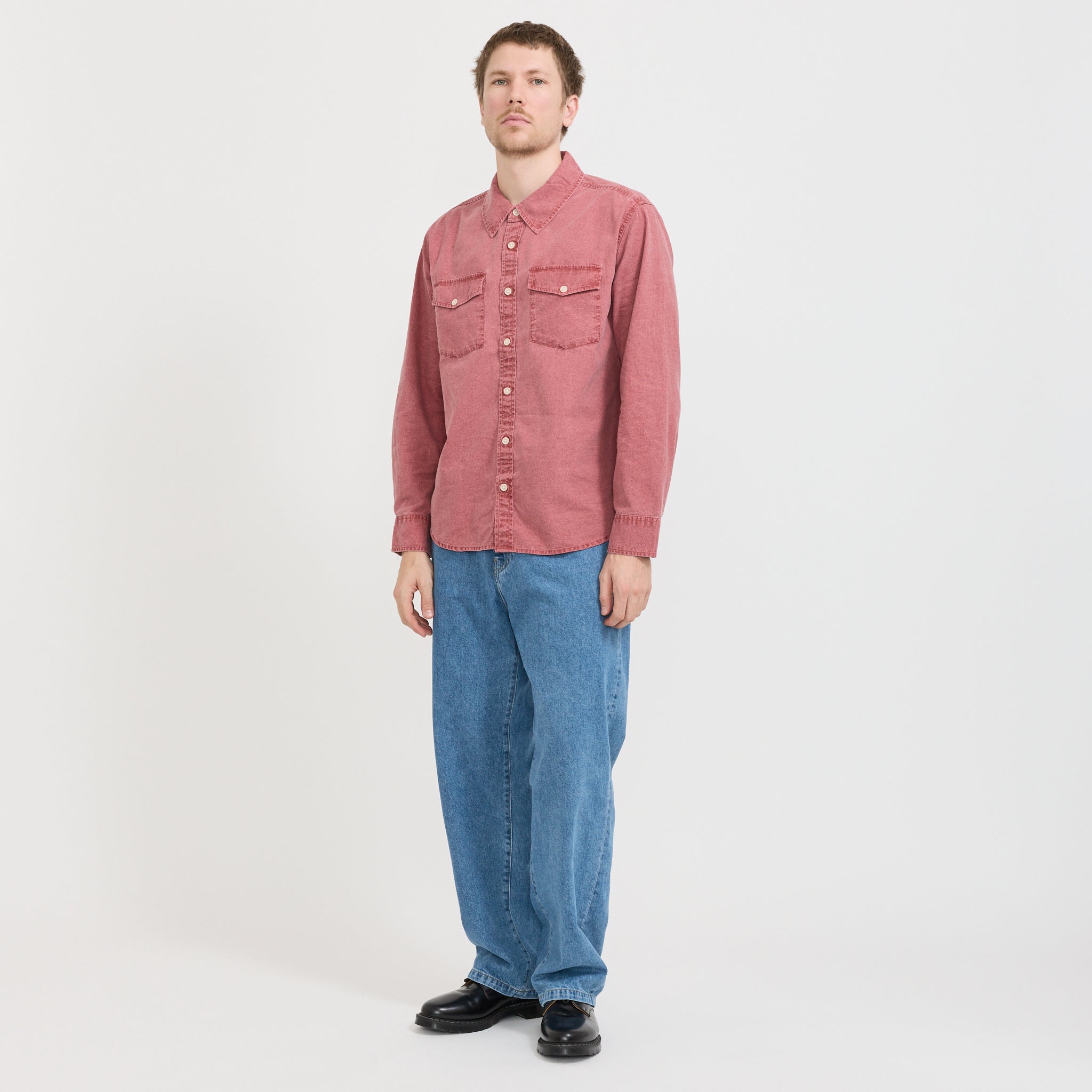 Corridor NYC | Pigment Dye Canvas LS Red | Maplestore