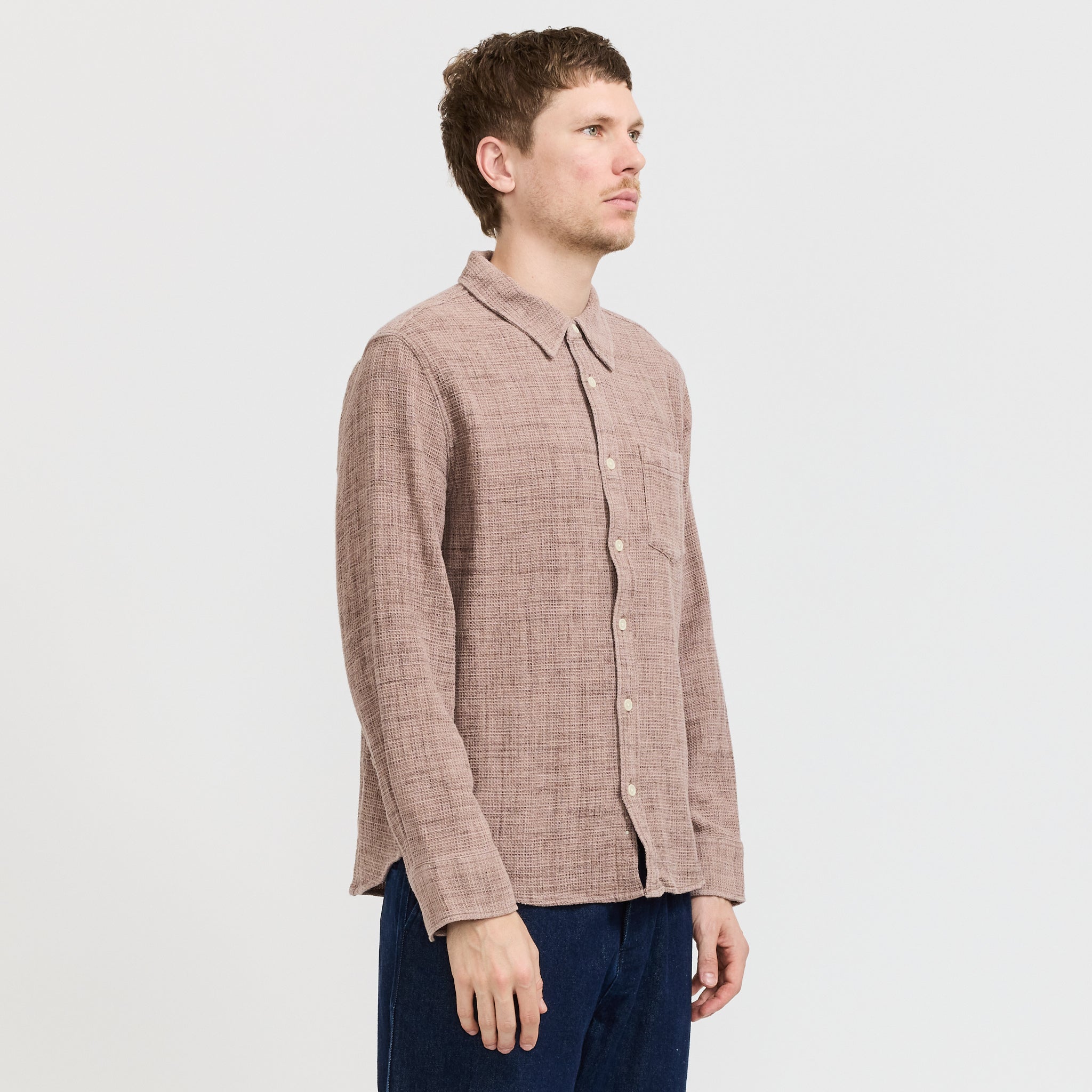 Corridor NYC | Pigment Dyed Waffle LS Dusk | Maplestore