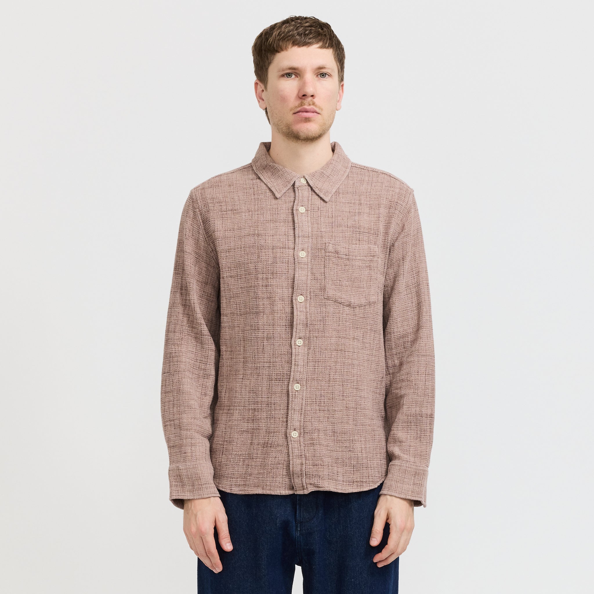Corridor NYC | Pigment Dyed Waffle LS Dusk | Maplestore