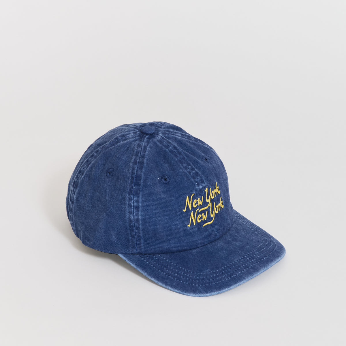 Washed Script Cap Navy