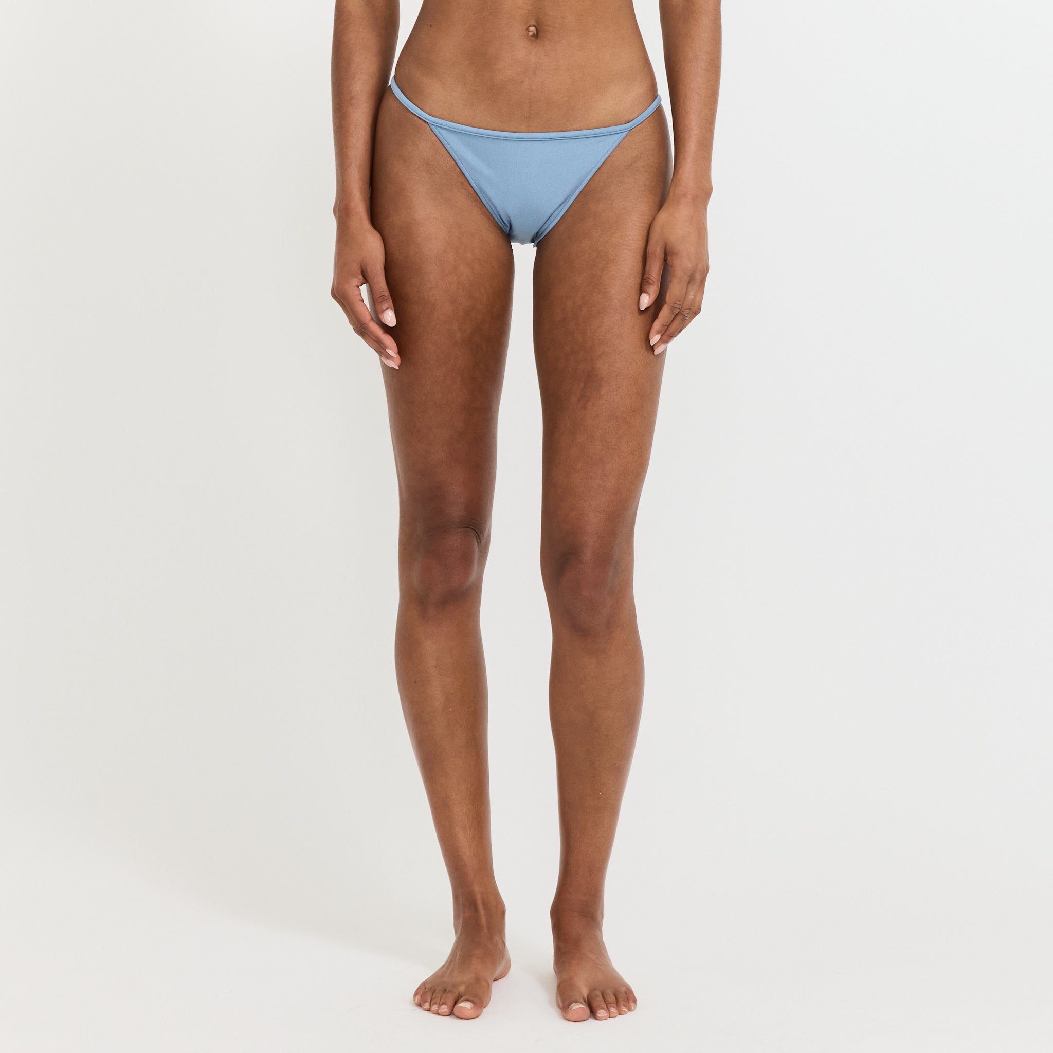 String Brief Steel Blue Shimmer