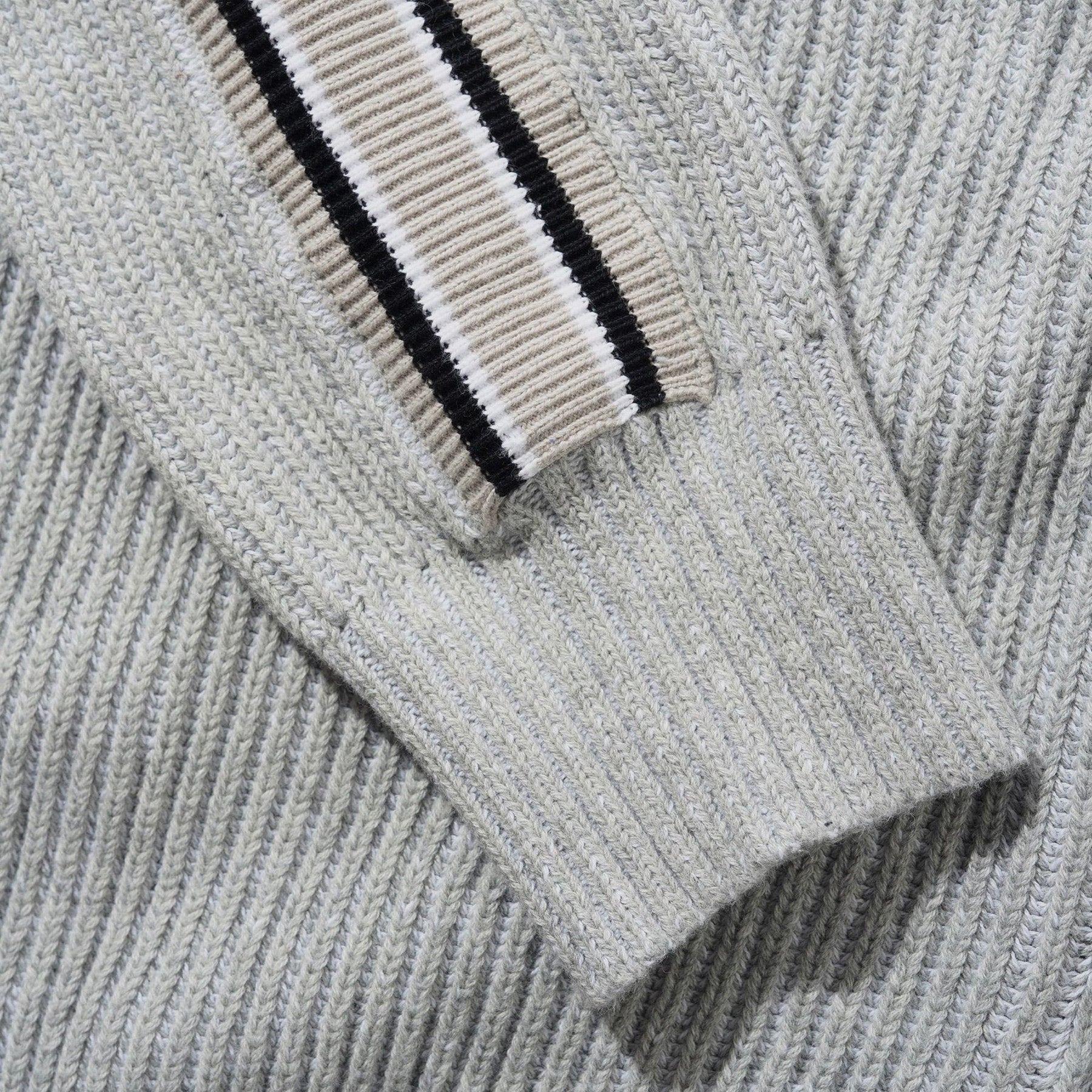 Club Zip-Thru Knit Ash