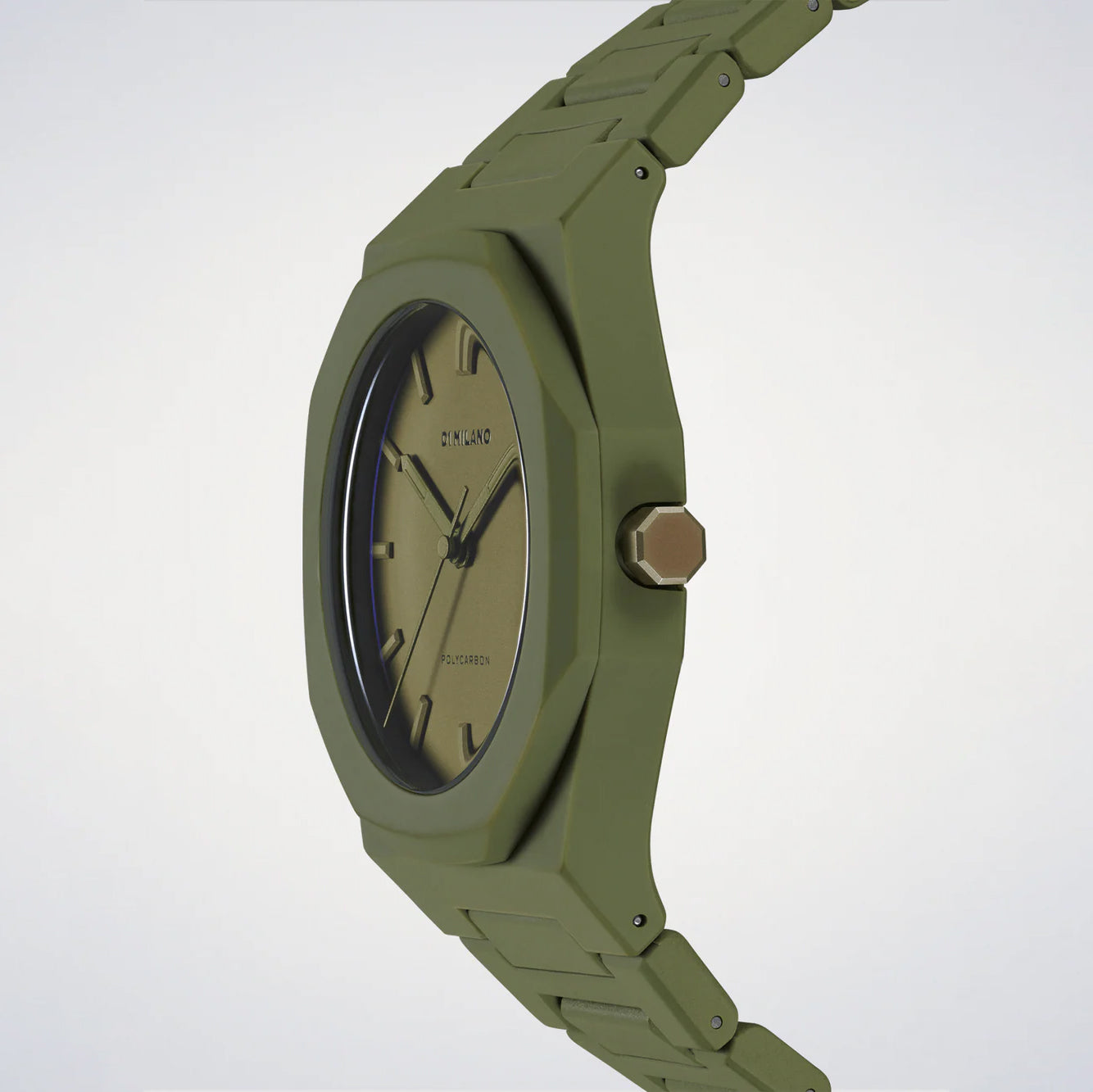 D1 Milano | Military Green Polycarbon Watch | Maplestore