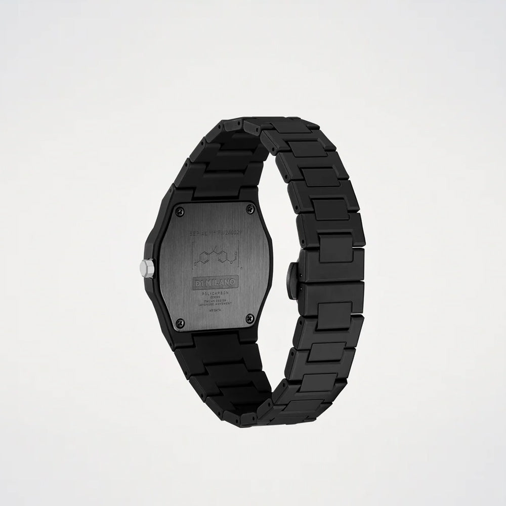 D1 Milano | Black 01 Polycarbon Watch | Maplestore