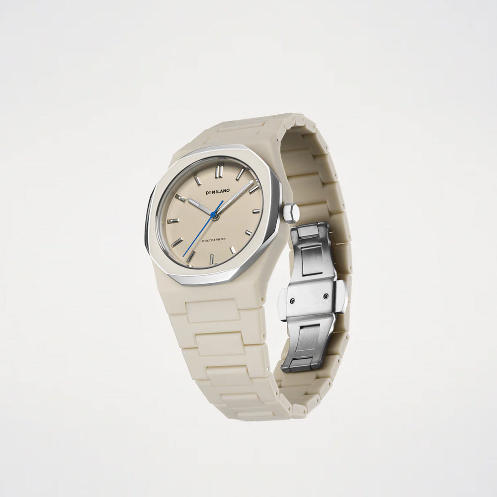 D1 Milano | Grey Mesh Polycarbon Watch | Maplestore