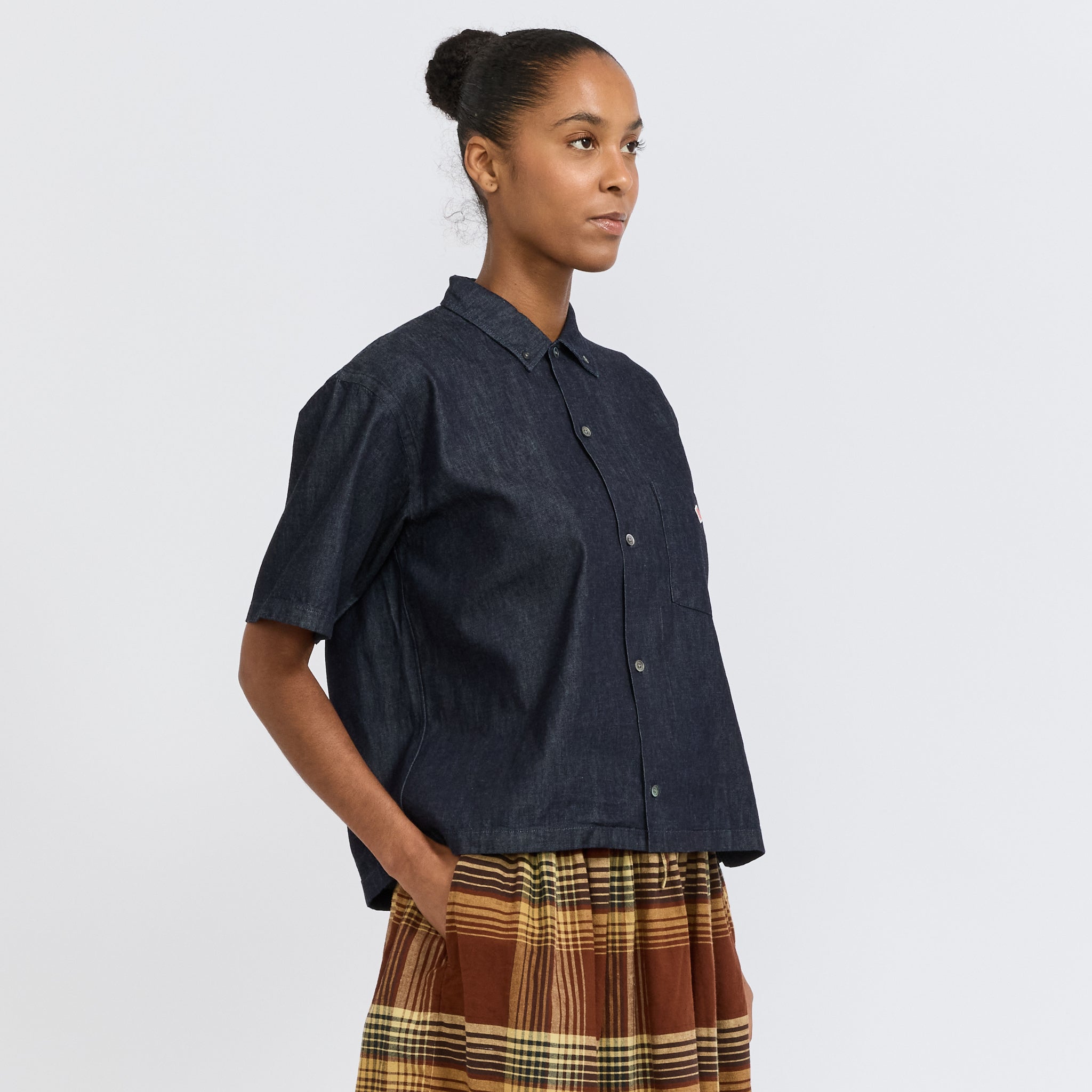 B.D. Button S/S Shirt Indigo