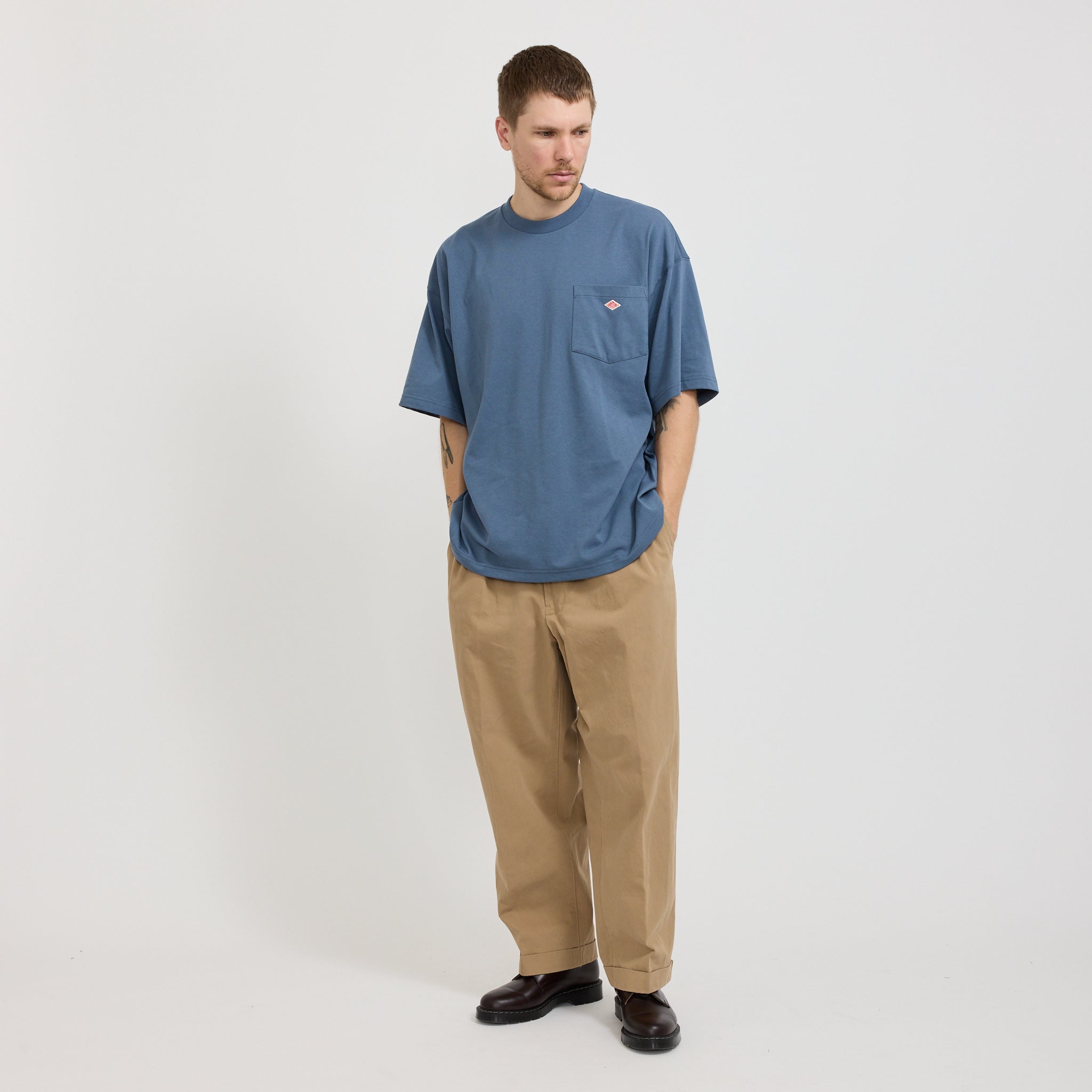 Danton | Big T-Shirt Dark Sax | Maplestore