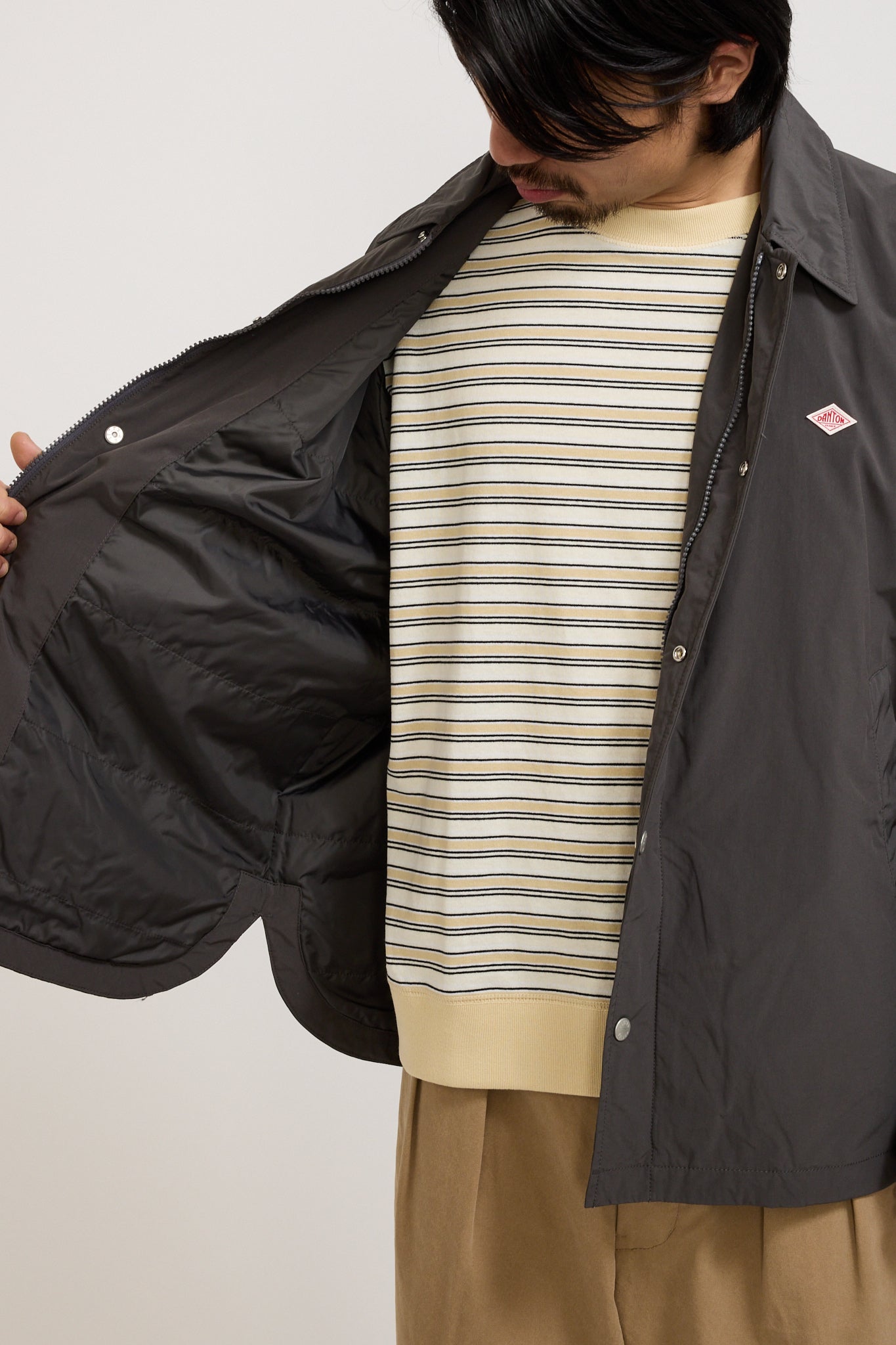 Danton | Coach Jacket Charcoal | Maplestore