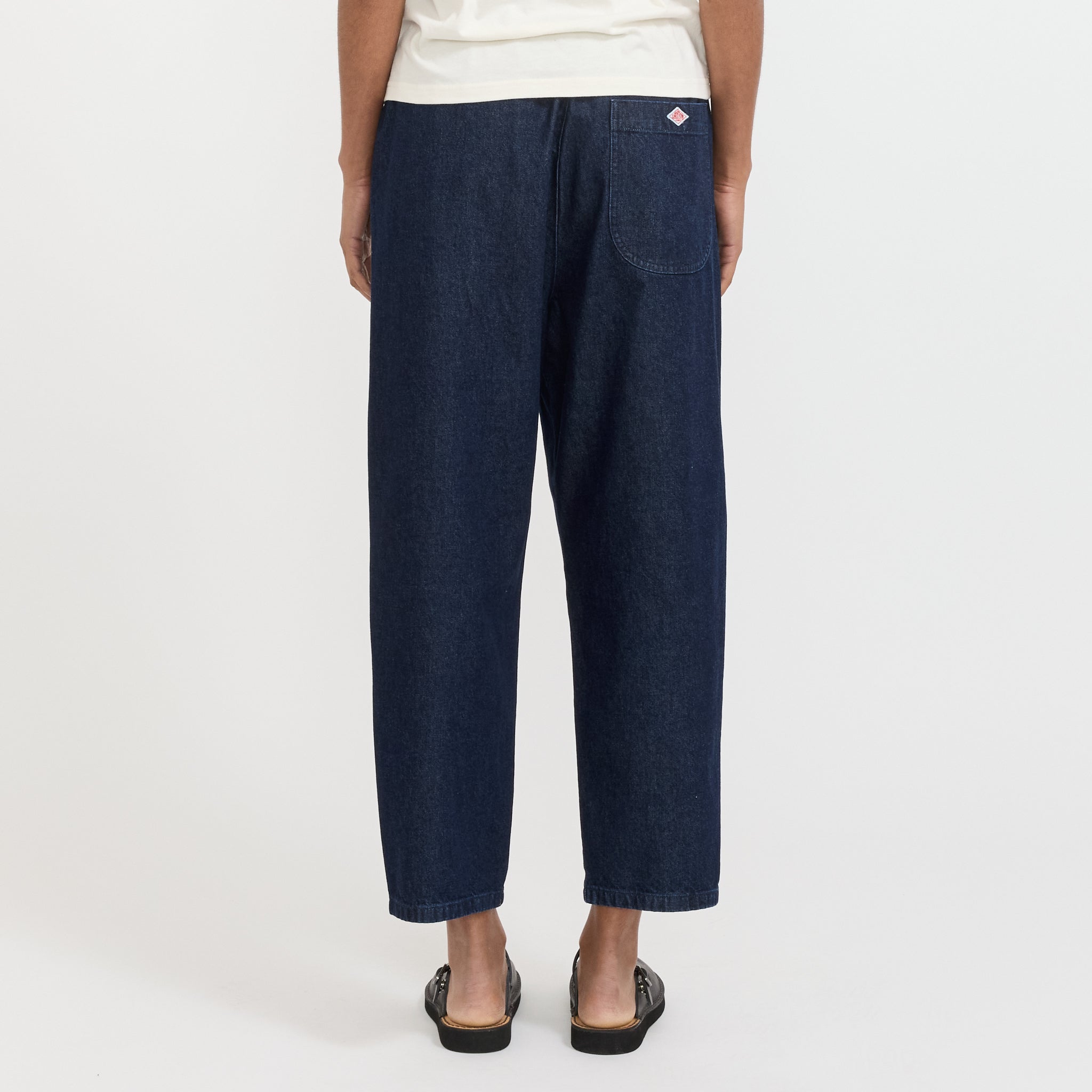 Danton | Womens Easy Pants 10oz Denim Indigo | Maplestore