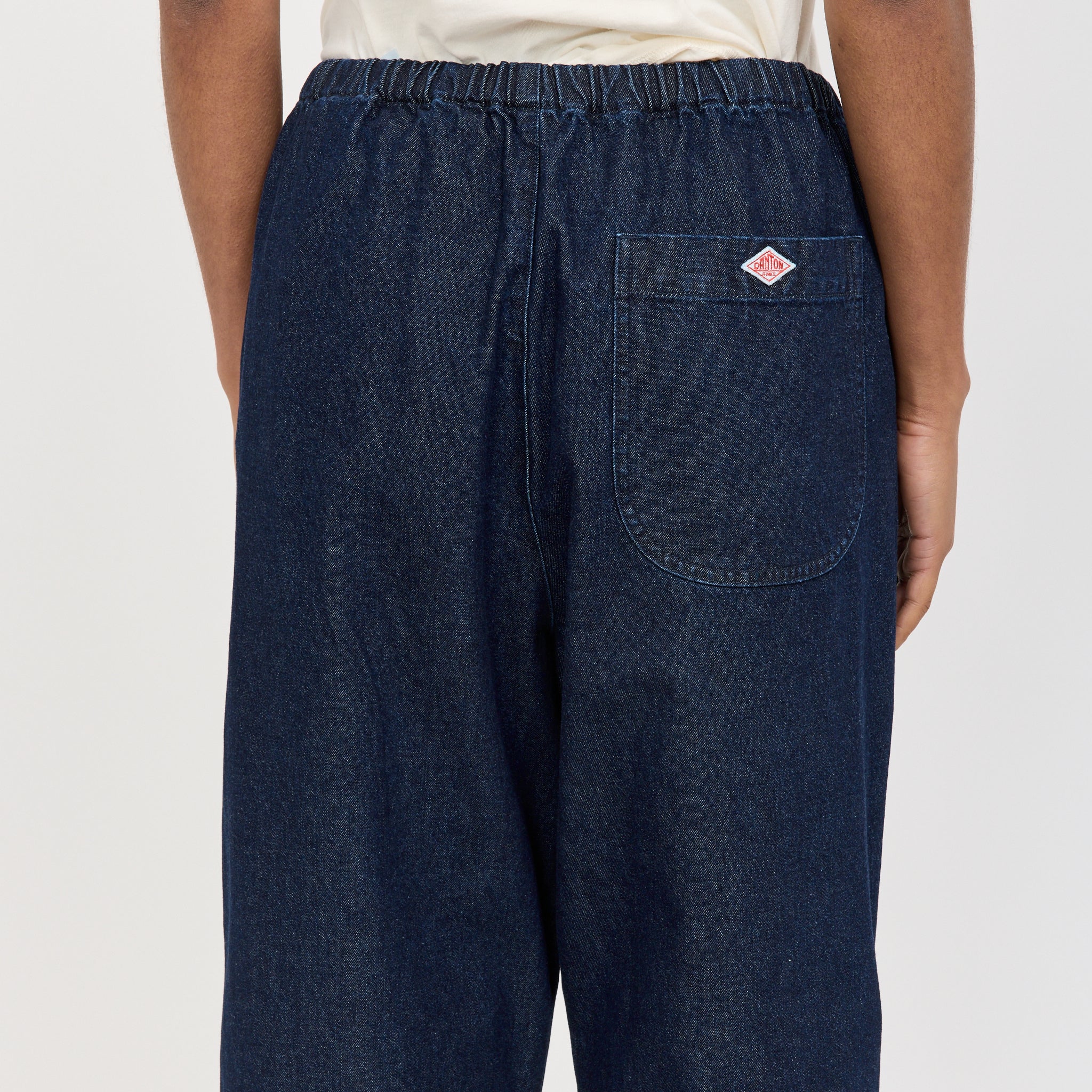 Danton | Womens Easy Pants 10oz Denim Indigo | Maplestore