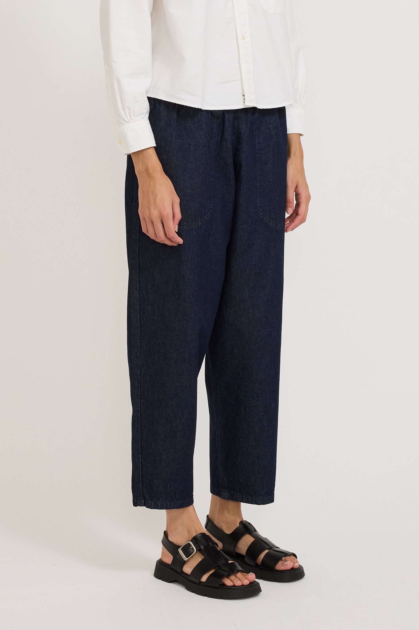 Womens Easy Pants 10oz Denim Indigo